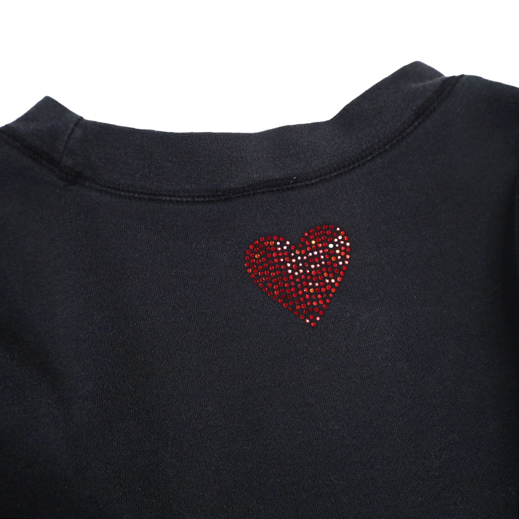 Disney VINTAGE Disney Mickey and Minnie Mouse Womens Medium Rhinestone Sweatshirt Black Size M / US 6-8 / IT 42-44 - 8 Thumbnail