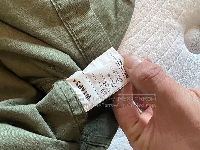 Wtaps Wtaps Green military two-pocket long-sleeve shirt Size US M / EU 48-50 / 2 - 3 Thumbnail