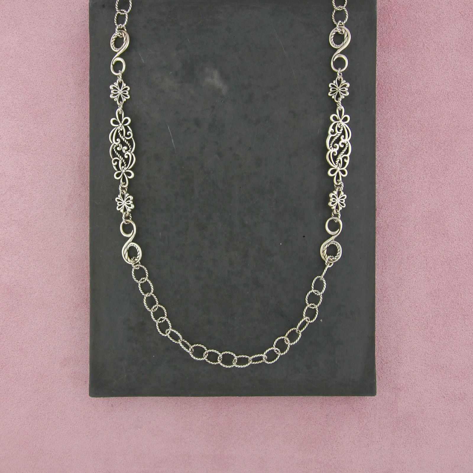 Sterling Silver carolyn pollack sterling silver chain necklace size 24in Size ONE SIZE - 1 Thumbnail
