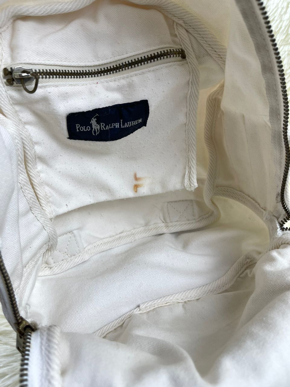 Polo Ralph Lauren × Ralph Lauren × Vintage Ralph Lauren Polo Bear Canvas Bagpack Size ONE SIZE - 18 Thumbnail