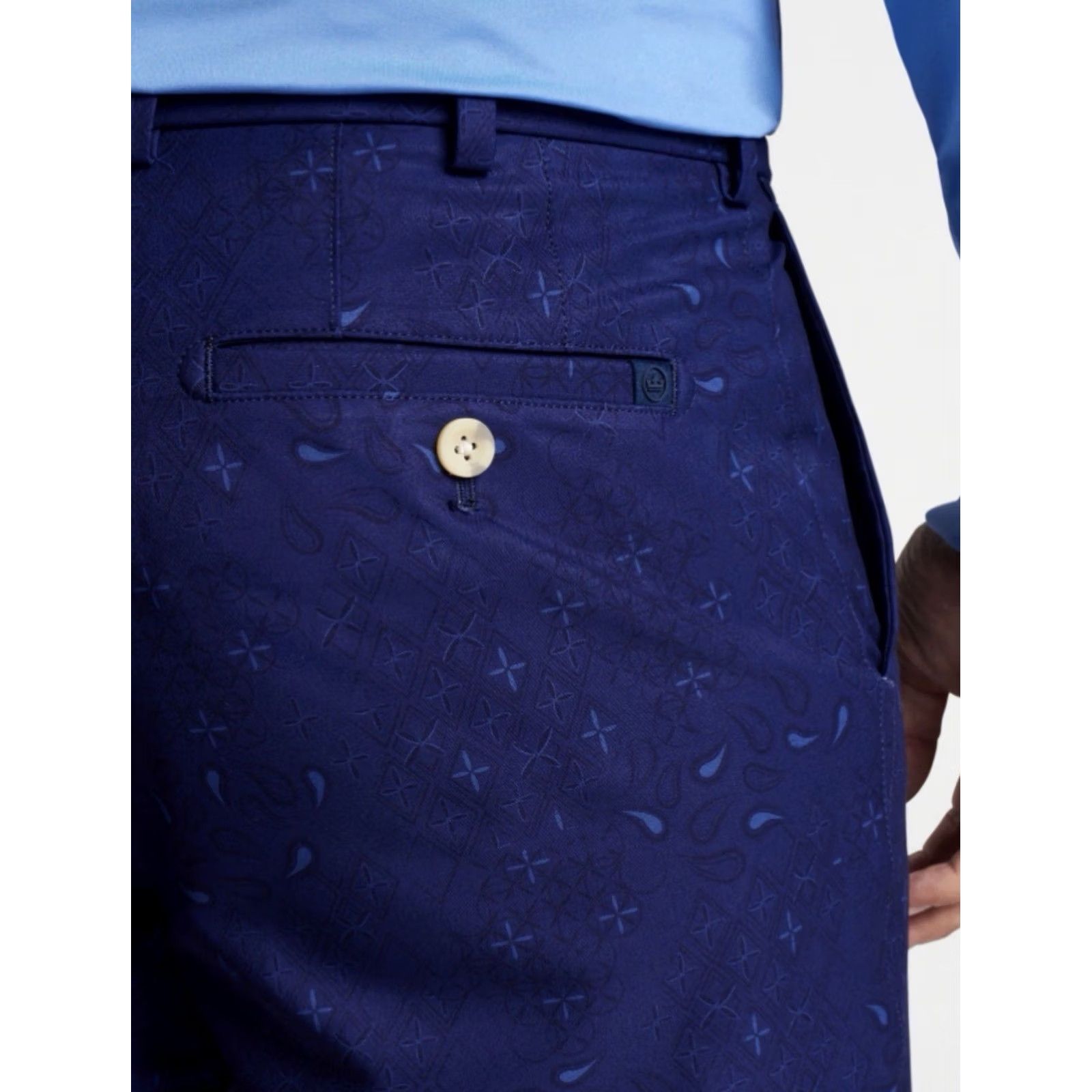Peter Millar Peter Millar Salem Geo Paisley Performance Chino Men's Size 42 Sport Blue Size US 42 / EU 58 - 2 Thumbnail