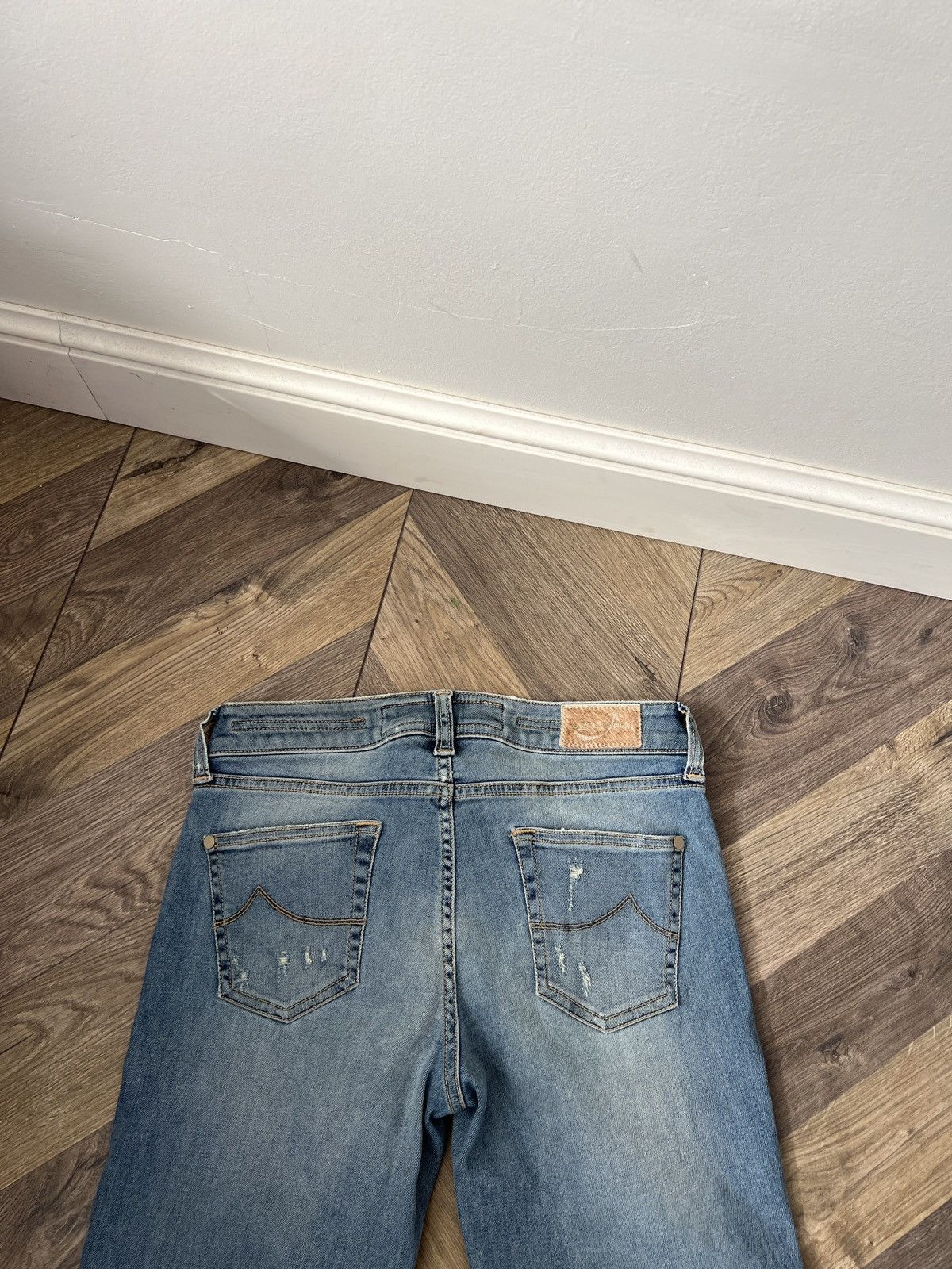 Jacob Cohen Vintage Jacob Cohen Women’s Slim Fit Crystal Studs Size 28" / US 6 / IT 42 - 9 Thumbnail