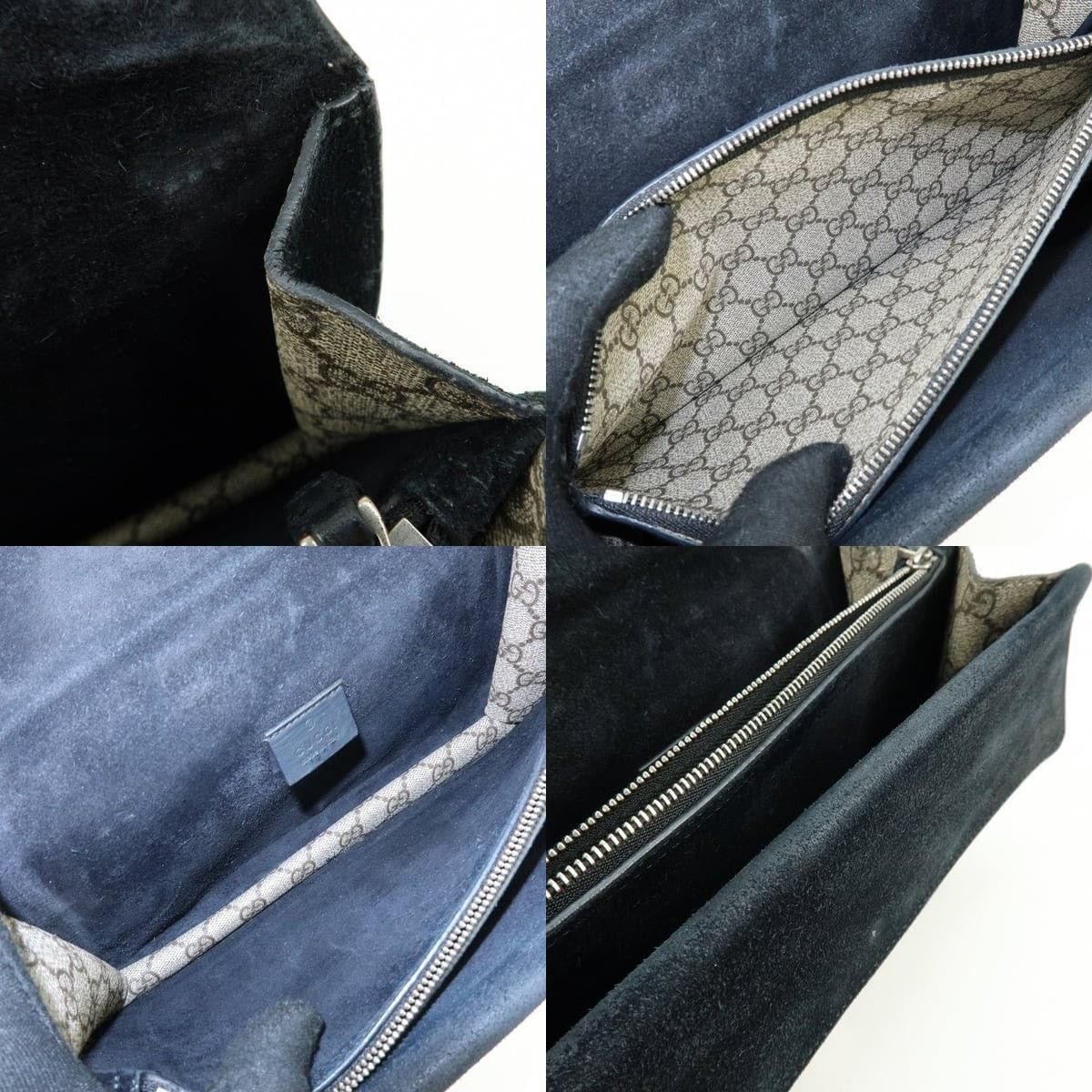 Gucci Gucci Dionysus GG Supreme Flap Bag Beige Size ONE SIZE - 7 Thumbnail