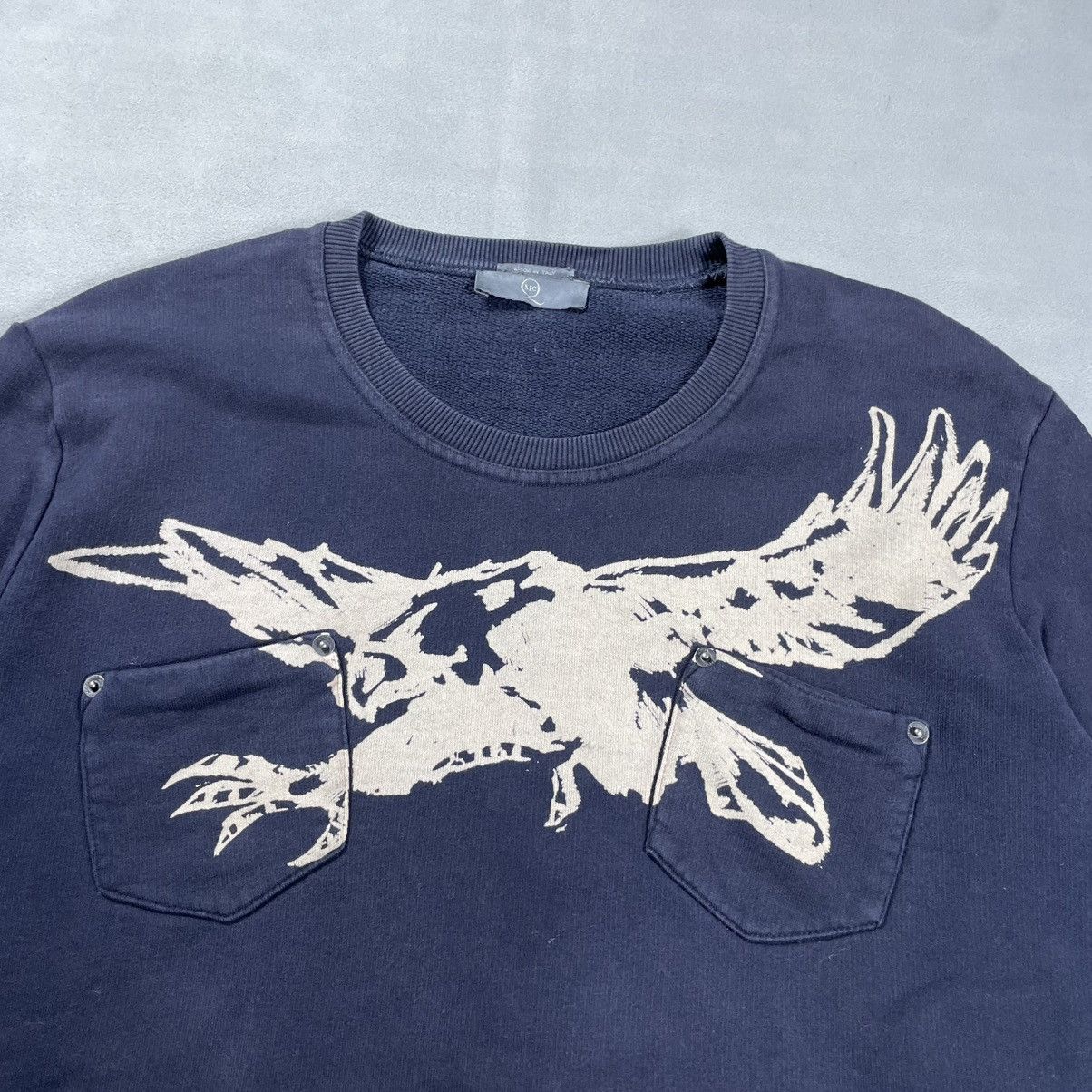 Alexander McQueen ALEXANDER MCQUEEN EAGLE DOUBLE POCKET SWEATSHIRT Size US L / EU 52-54 / 3 - 2 Thumbnail