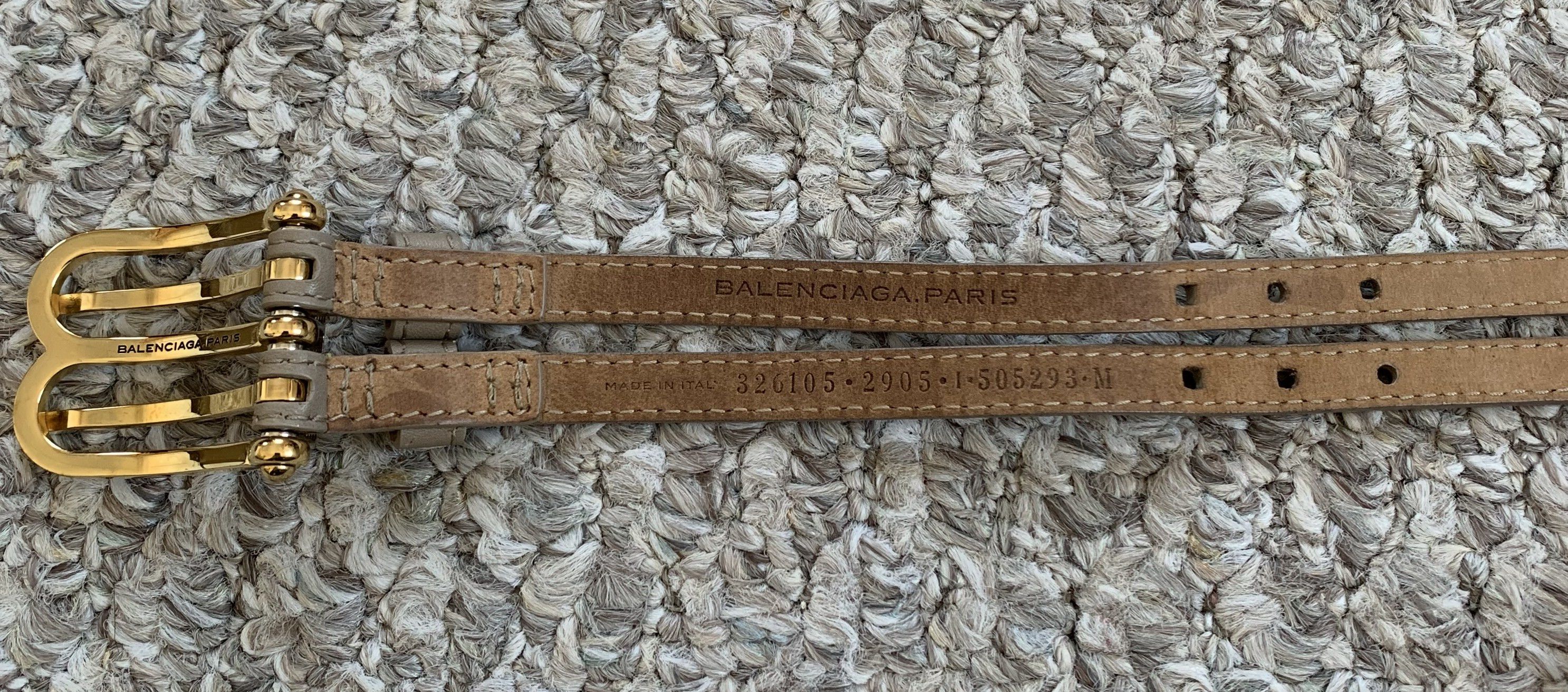 Balenciaga Balenciaga B-Logo Leather Bracelet Size ONE SIZE - 5 Thumbnail