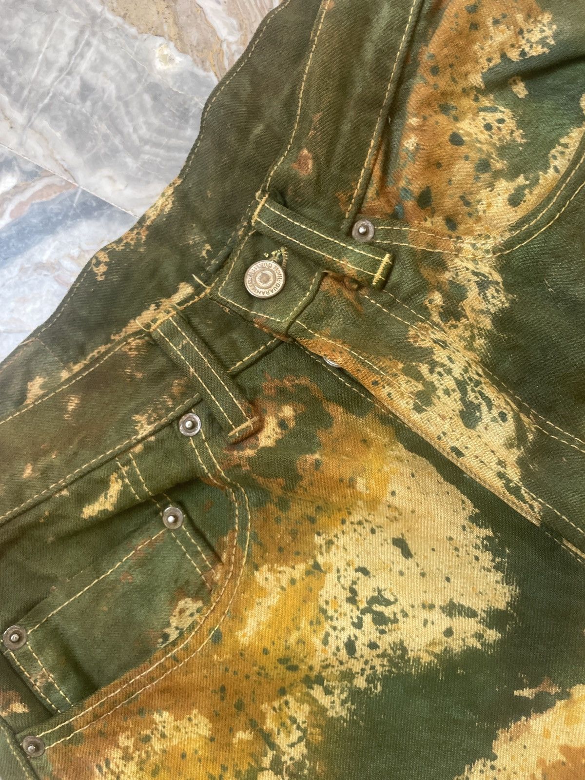 Studio D'Artisan Studio D’Artisan – “Canvas Painted Workwear” Limited Edition Size US 30 / EU 46 - 2 Thumbnail