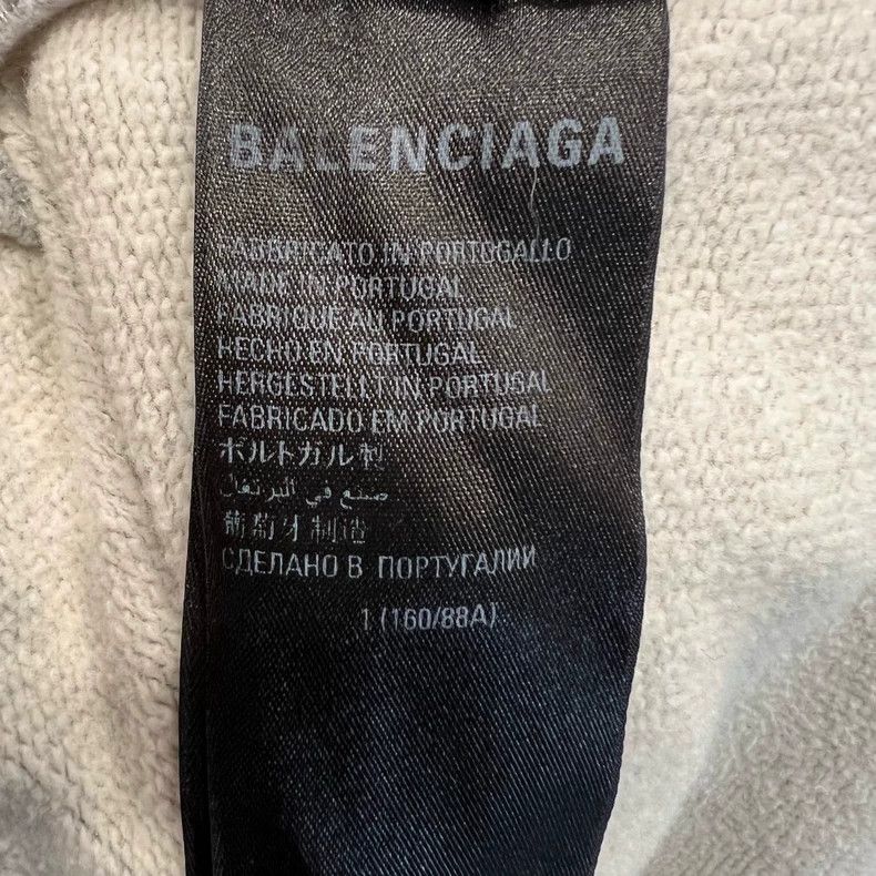 Balenciaga Balenciaga Ink-splashing hooded sweatshirt Size US S / EU 44-46 / 1 - 5 Thumbnail