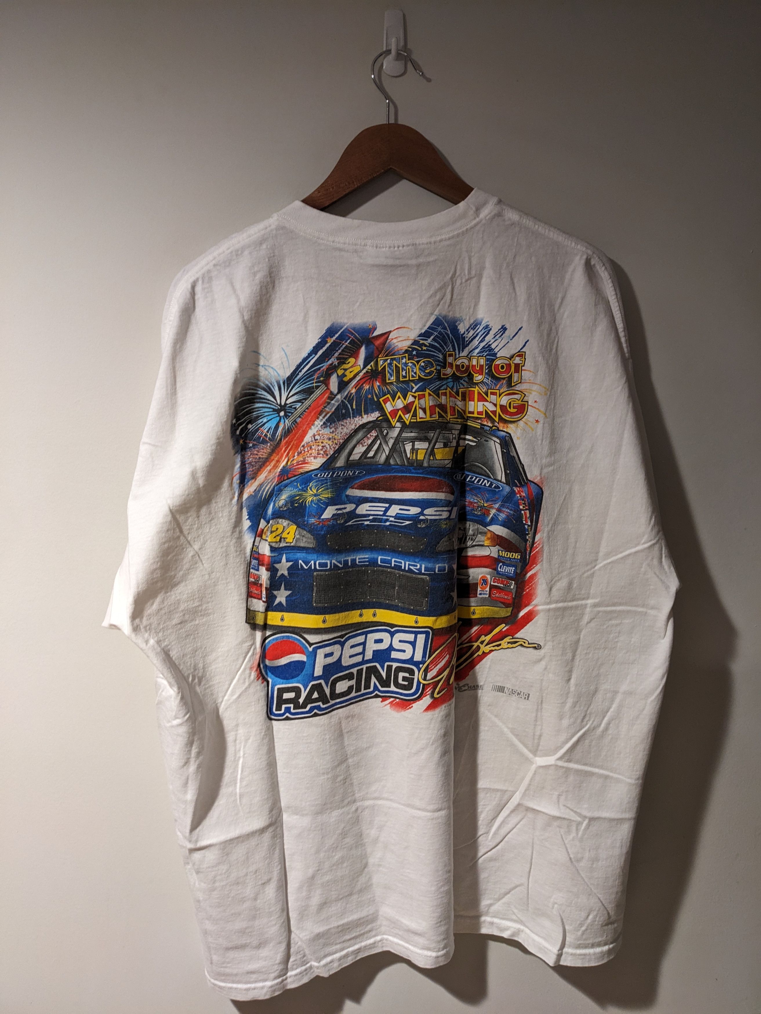 Chase Authentics × NASCAR × Vintage Vintage 2002 Pepsi Racing Nascar Speedway X-Large T-Shirt Size US XL / EU 56 / 4 - 6 Thumbnail