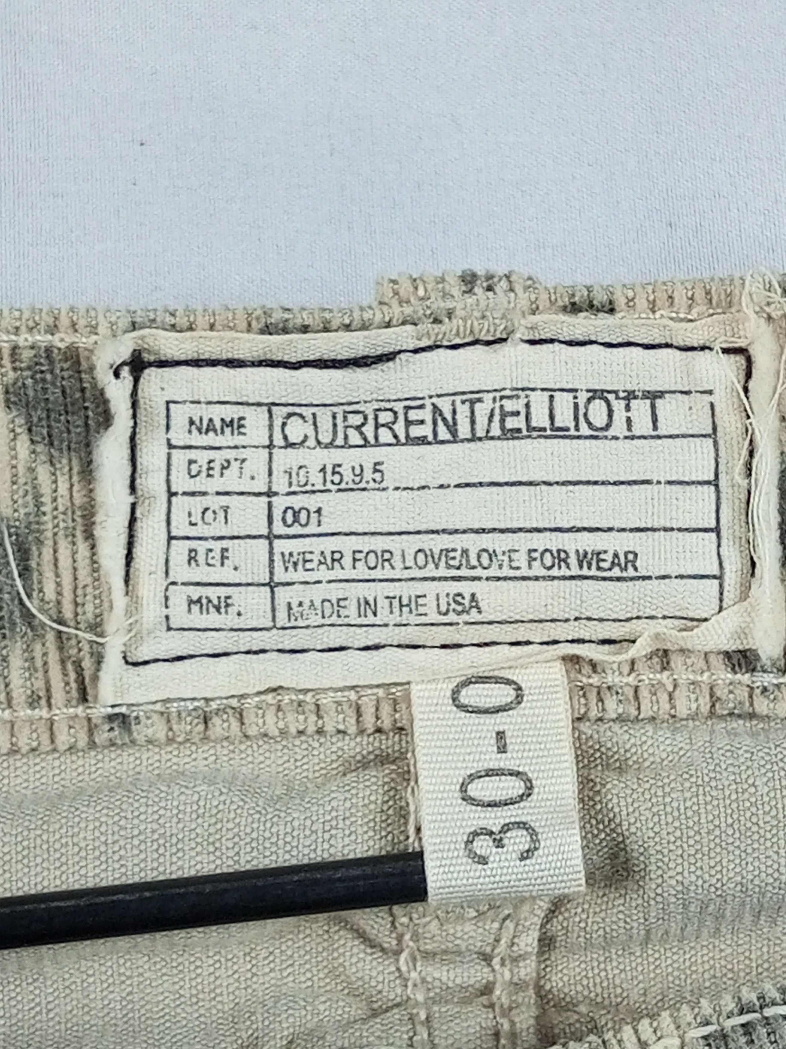 Current/Elliot Current Elliott Corduroy Leopard print punk amiri style Size US 30 / EU 46 - 5 Thumbnail