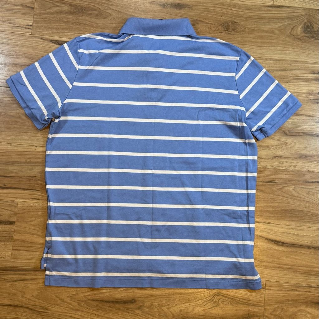 Polo Ralph Lauren Polo Ralph Lauren Men’s XL Stripe Polo Shirt Blue Size US XL / EU 56 / 4 - 2 Thumbnail