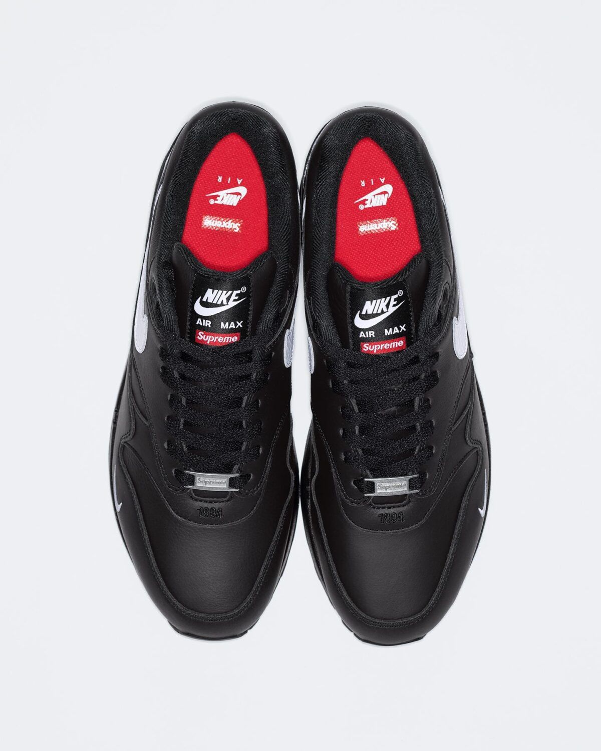 Nike × Supreme Supreme x Nike Air Max 1 Black (Size 11.5) - READY TO SHIP Size US 11.5 / EU 44-45 - 3 Thumbnail