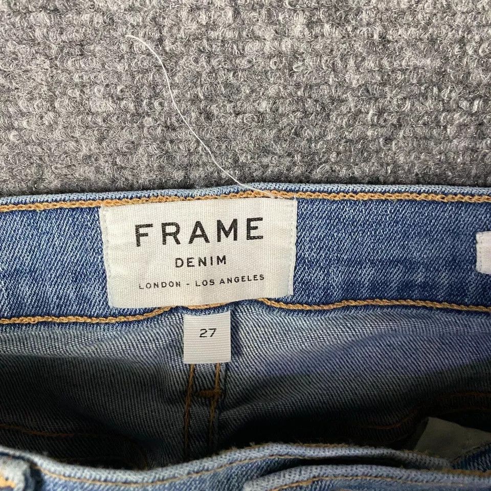 Frame Frame Jeans Women's 27 Le High Skinny Stretch Button Fly Size 27" / US 4 / IT 40 - 8 Thumbnail