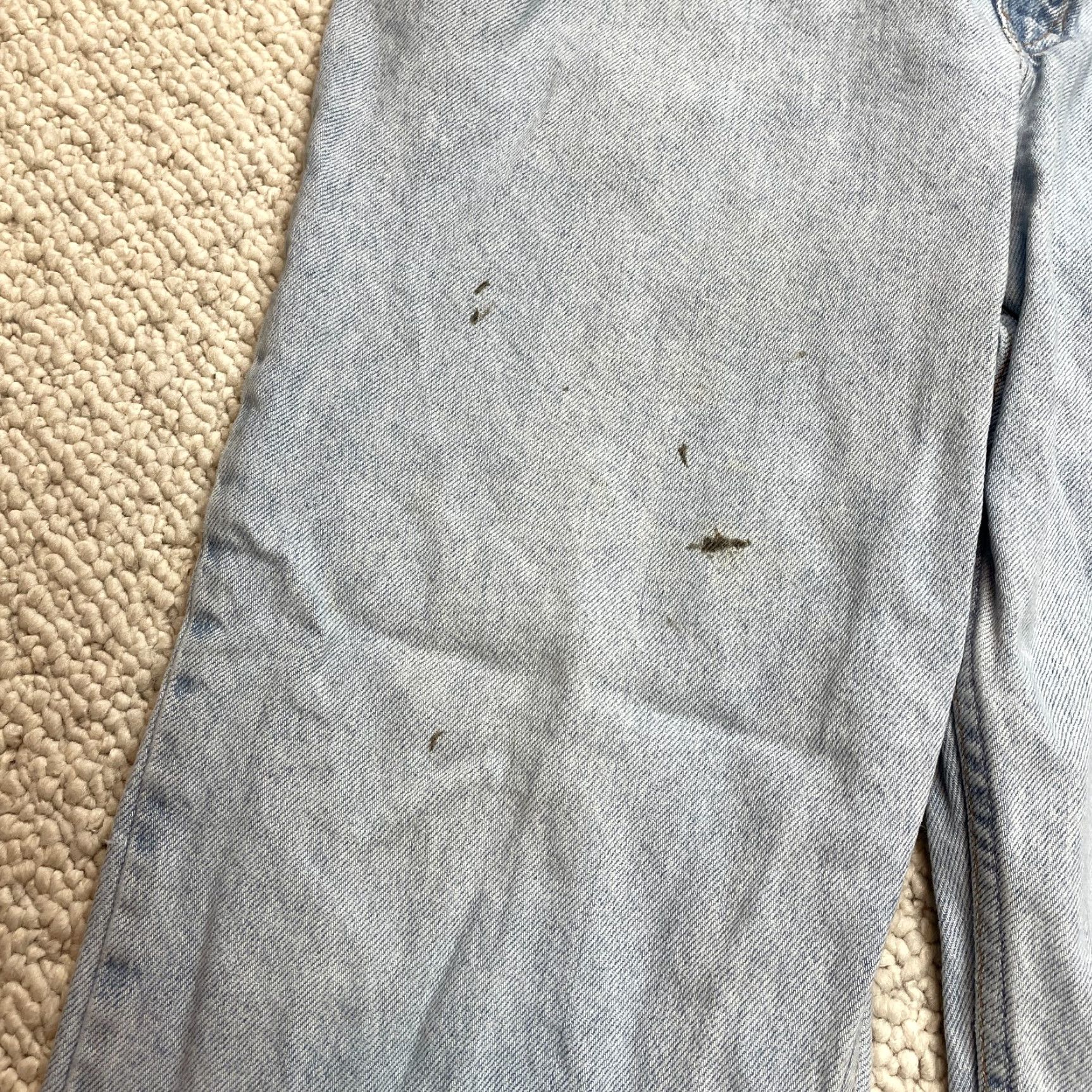 Old Navy Old Navy Jeans Womens 34x26 Denim Light Wash Straight Relaxed High Rise Blue Size 24" / US 00 / IT 34 - 4 Thumbnail