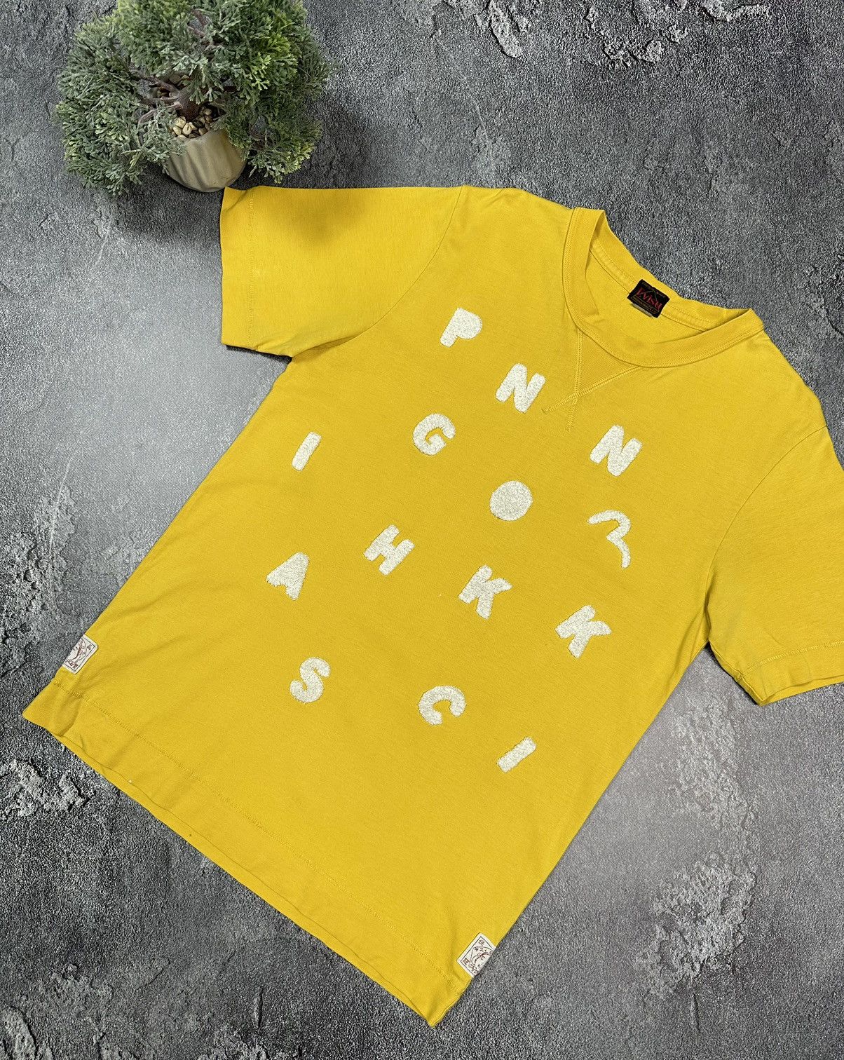 Evisu × Japanese Brand × Vintage EVISU vintage T shirt logo yellow Tee Size US L / EU 52-54 / 3 - 2 Thumbnail