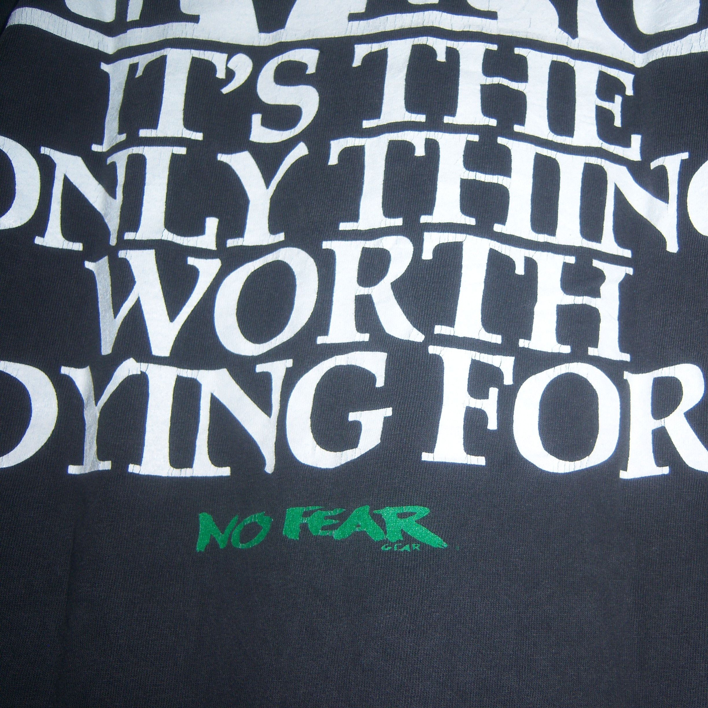 No Fear × Vintage 90s No Fear Skateboard T shirt Size US M / EU 48-50 / 2 - 12 Thumbnail