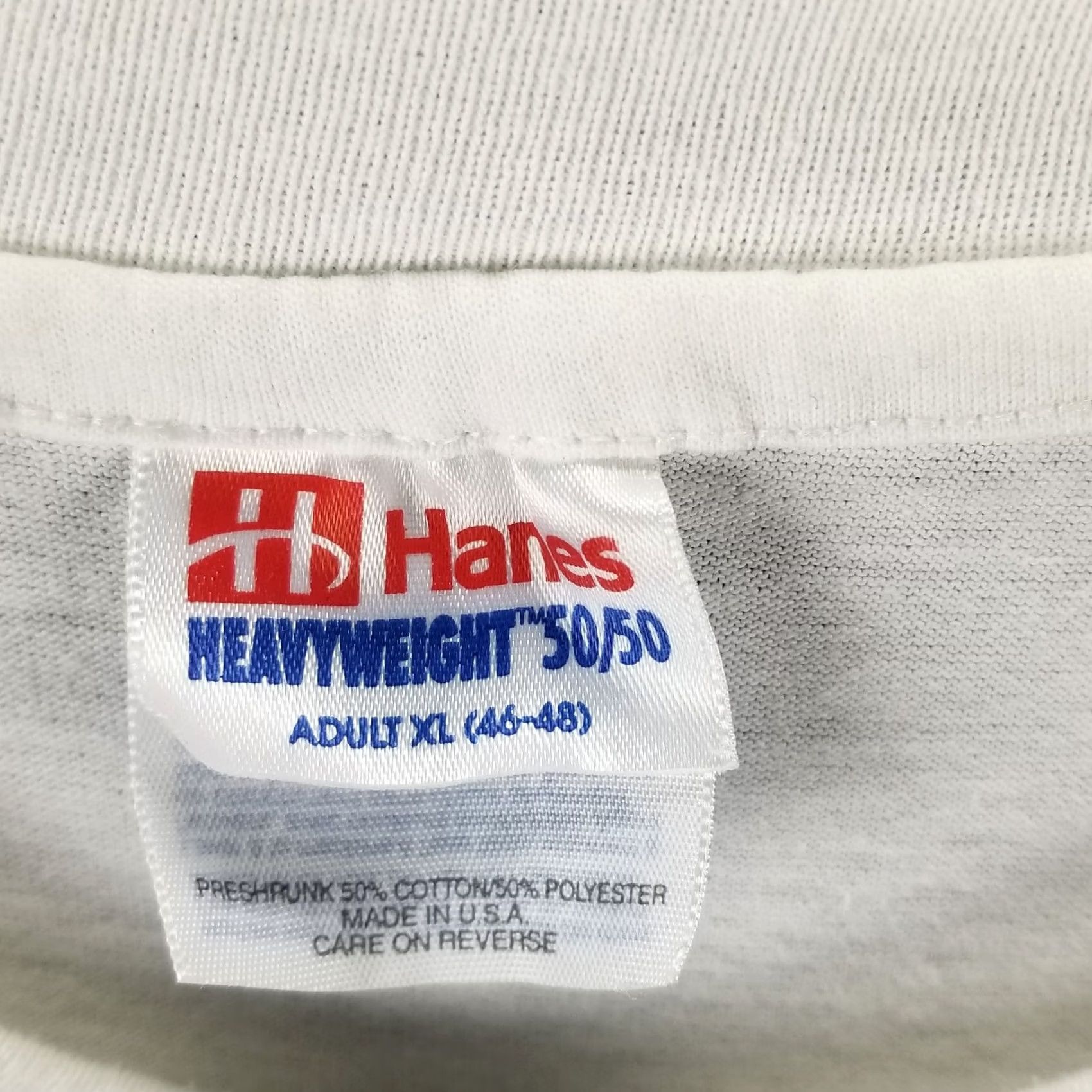 Hanes VINTAGE I'm Perfect British T-Shirt Adult XL White Nike? Size US XL / EU 56 / 4 - 3 Thumbnail