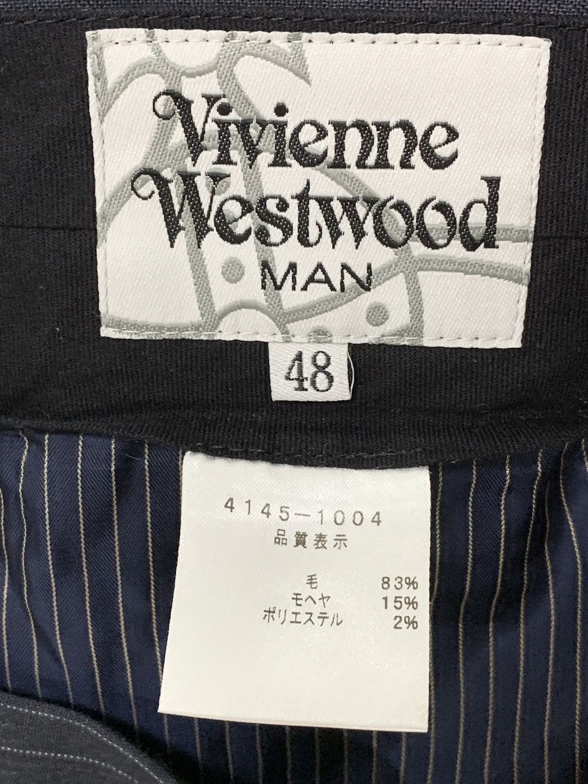 Vivienne Westwood VIVIENNE WESTWOOD MAN MOHAIR BLEND PINSTRIPE PANTS Size US 36 / EU 52 - 2 Thumbnail