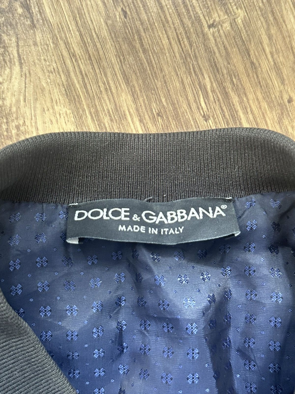 Dolce & Gabbana Dolce & Gabanna 00s biker smooth navy jacket Size US M / EU 48-50 / 2 - 3 Thumbnail