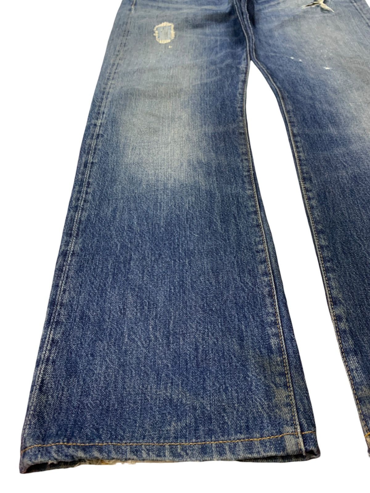 Levi's Vintage 02 Levis 501xx Big E Selvedge Mud Wash Loose Jeans Size US 33 - 7 Thumbnail