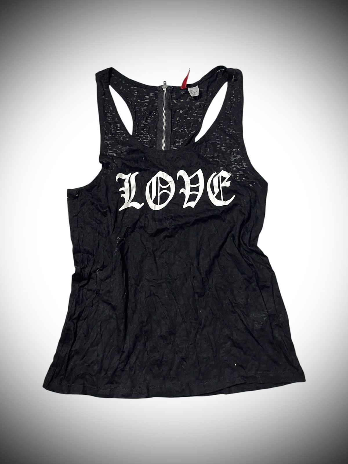 H&M 2000s h&m LOVE vkei tanktop Size US S / EU 44-46 / 1 - 1 Thumbnail