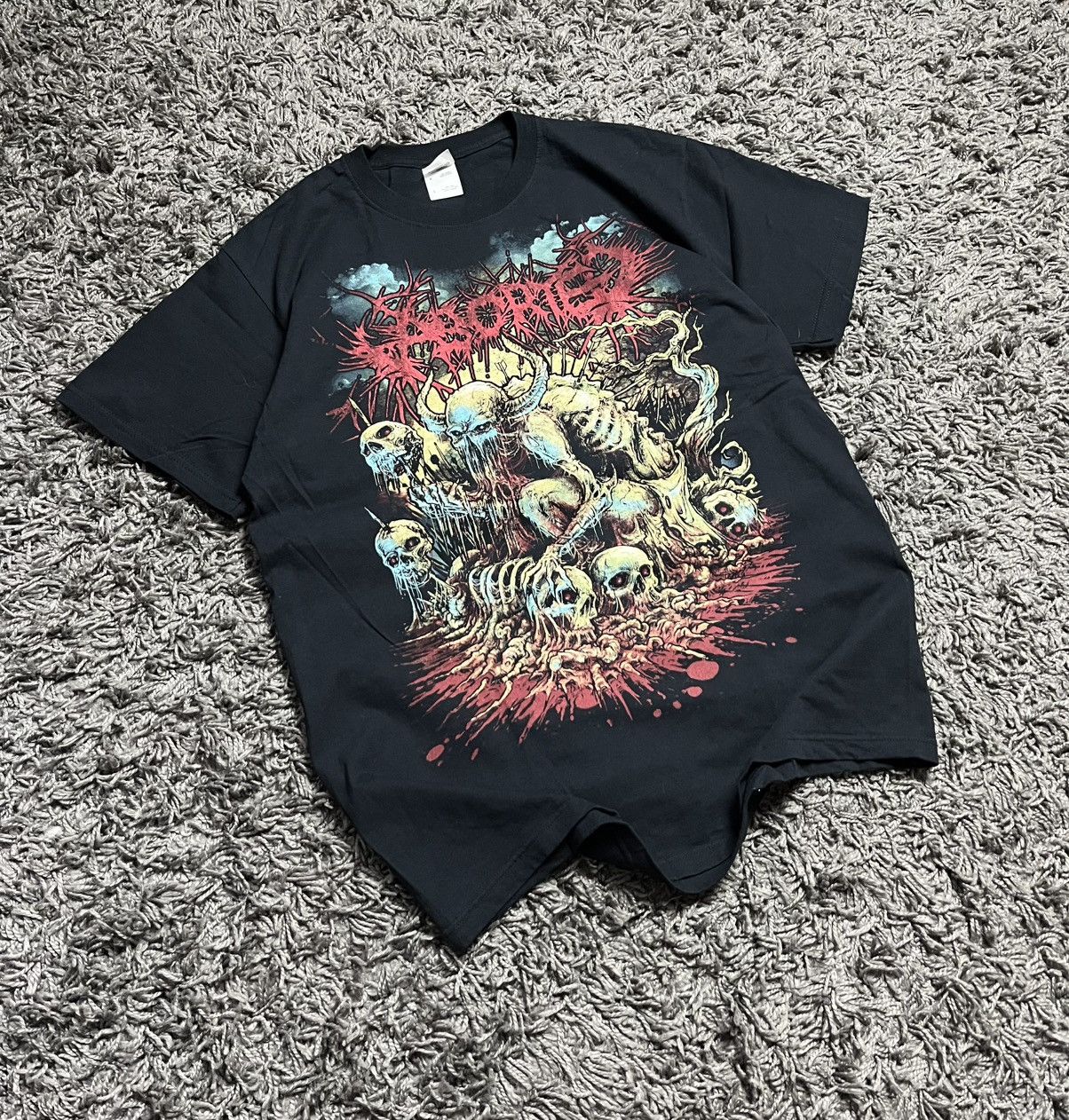 Band Tees VINTAGE 00s ABORTED ‘Godmachine’ Band Tee Size US L / EU 52-54 / 3 - 1 Thumbnail