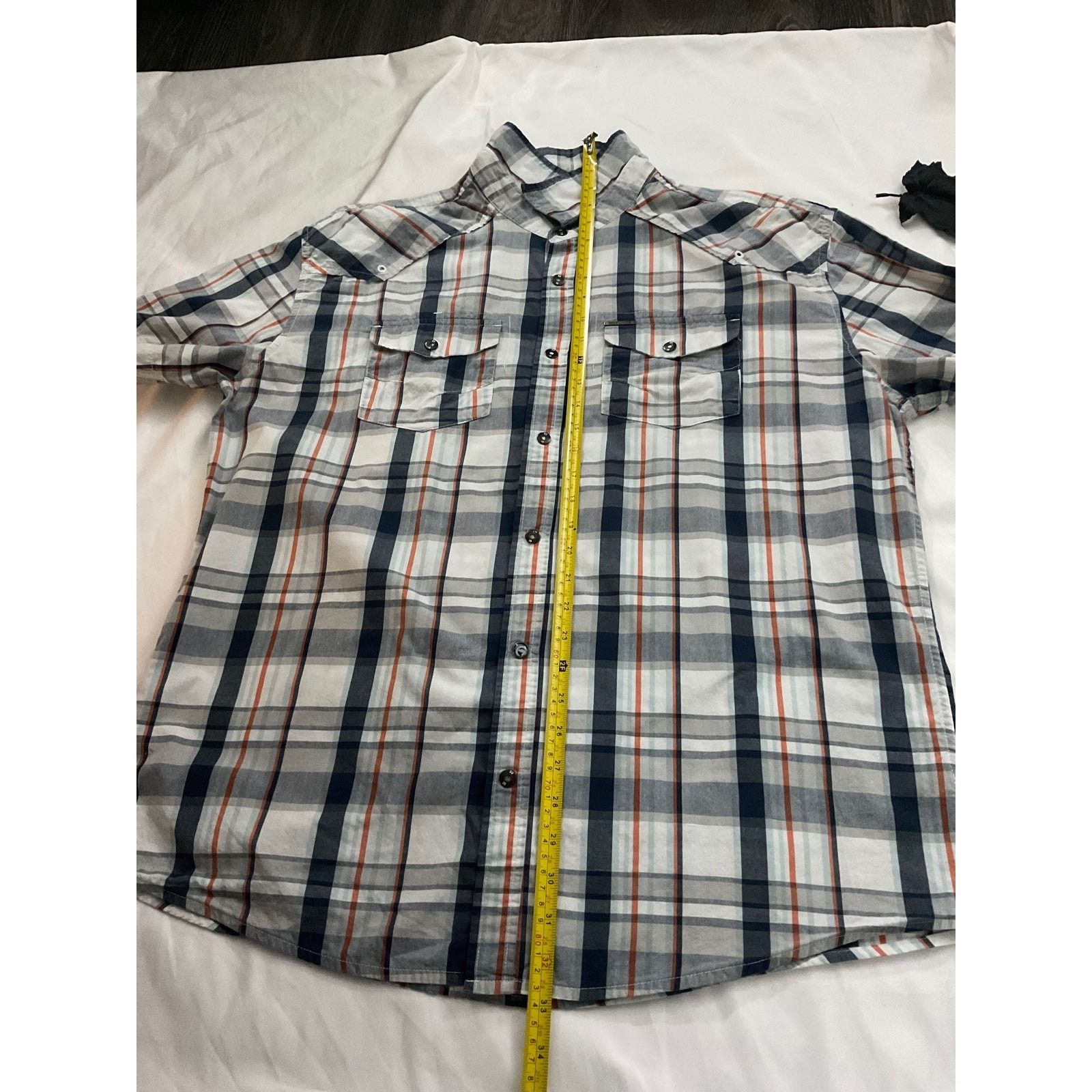 Ecko Unltd. Ecko Button Down Plaid Strped Polo Shirt M Academia Size US M / EU 48-50 / 2 - 6 Thumbnail
