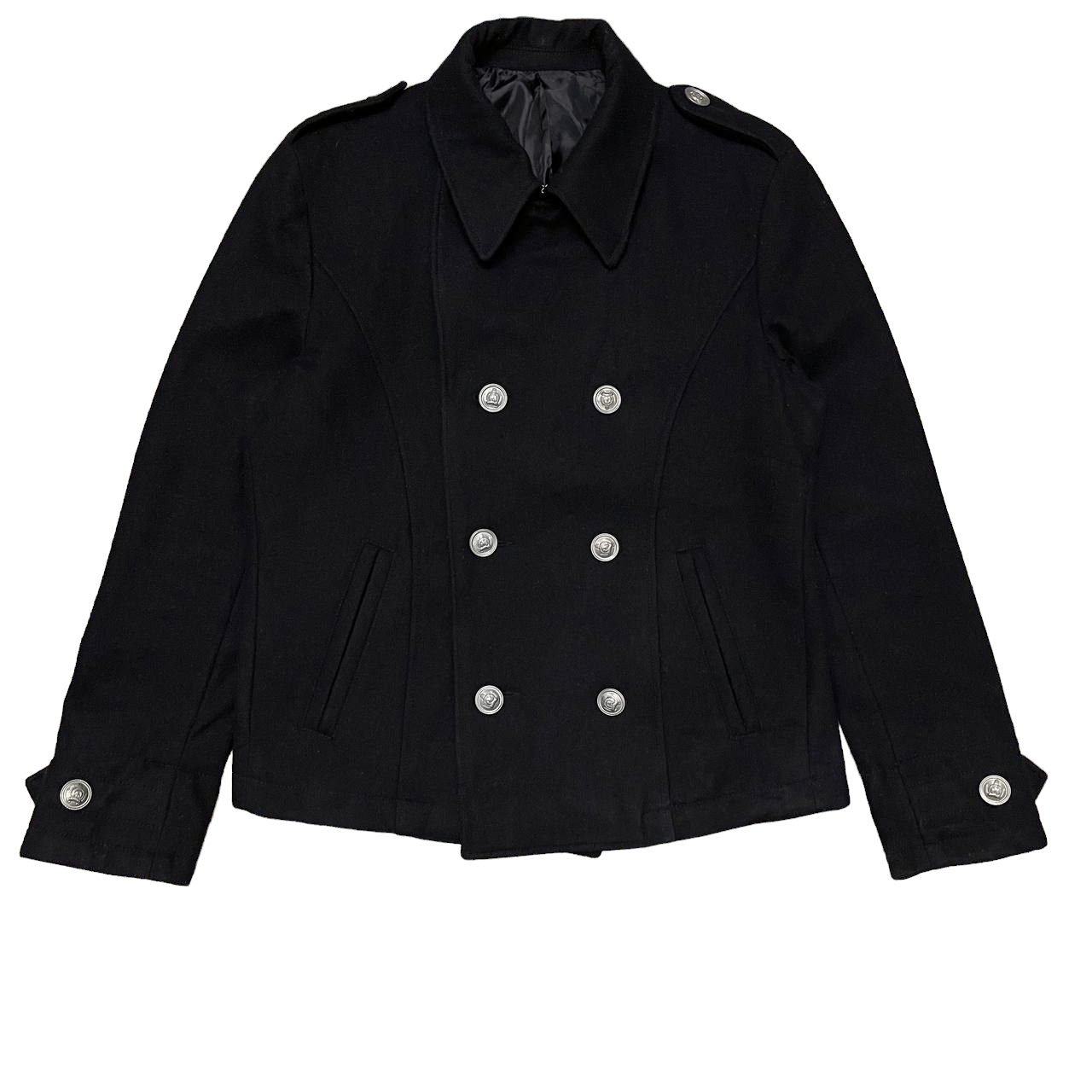 ジャケット・アウター PPFM short length coat archive black PPFM short length coat archive black