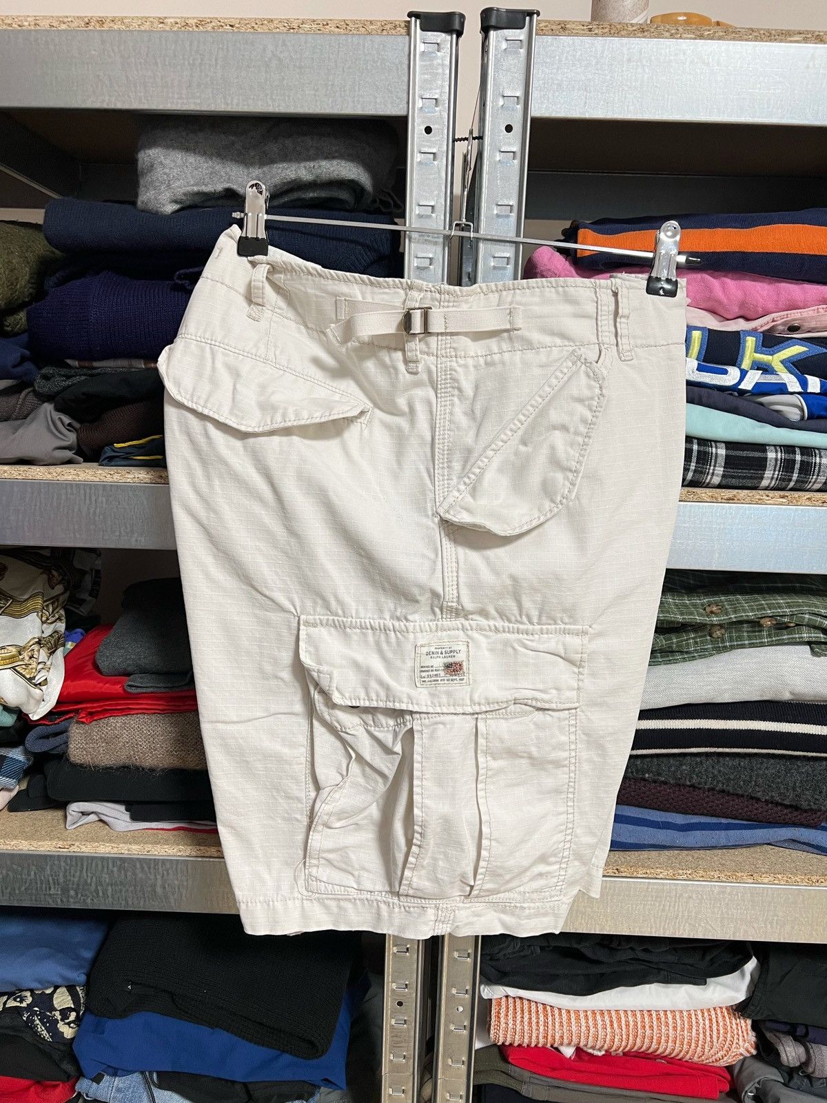 Denim & Supply Ralph Lauren × Polo Ralph Lauren × Vintage Vintage Ralph Lauren Cargo Denim & Supply Shorts Size 36 Size US 36 / EU 52 - 2 Thumbnail