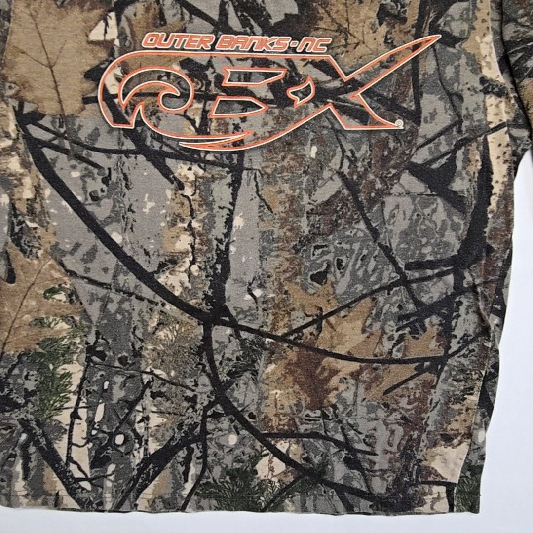 Other Y2K Camo Long Sleeve Shirt Outer Banks North Carolina Tee M Size US M / EU 48-50 / 2 - 3 Thumbnail