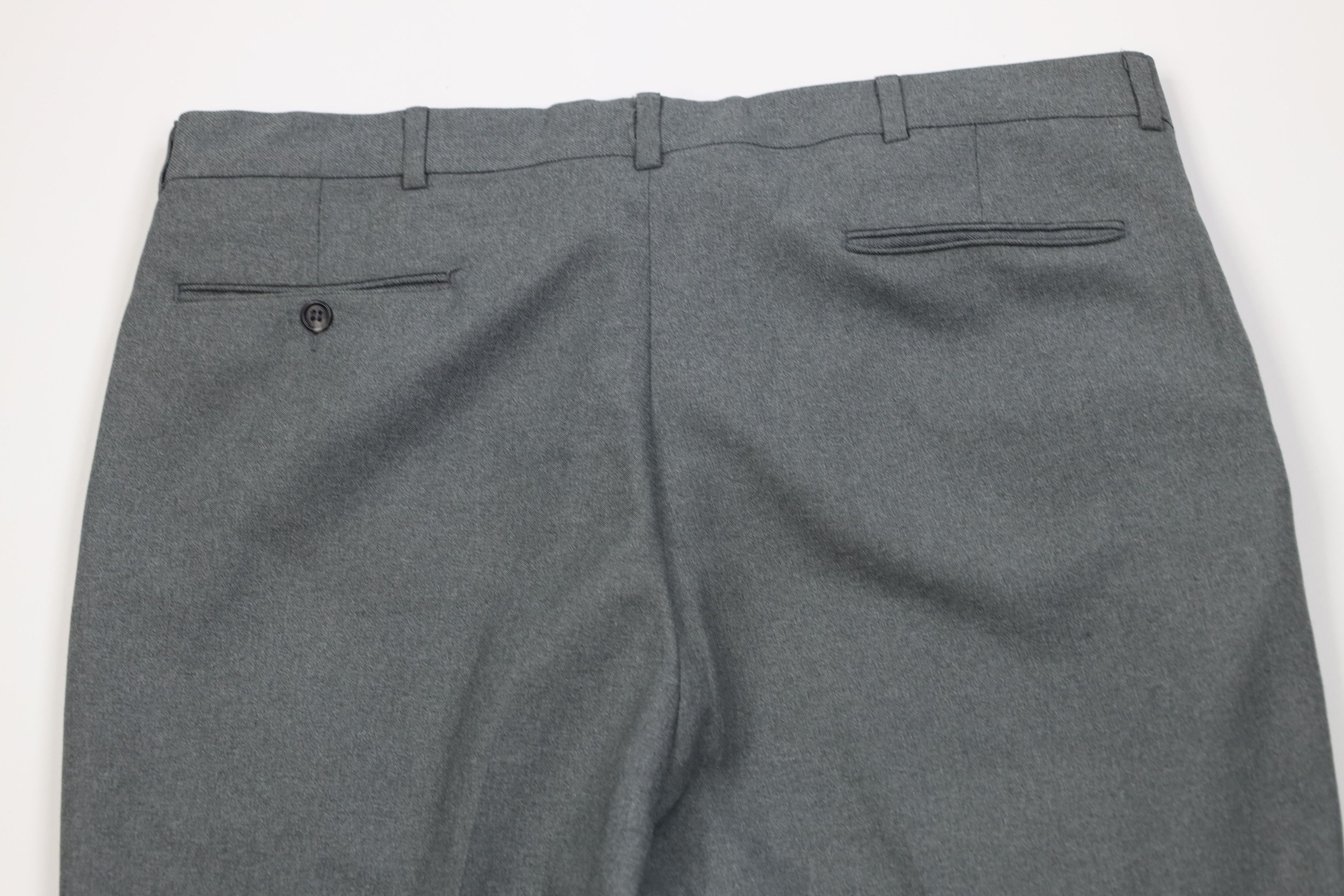 Vintage Vintage 70s Streetwear Flared Wide Leg Chino Pants Gray USA Size US 40 / EU 56 - 10 Thumbnail