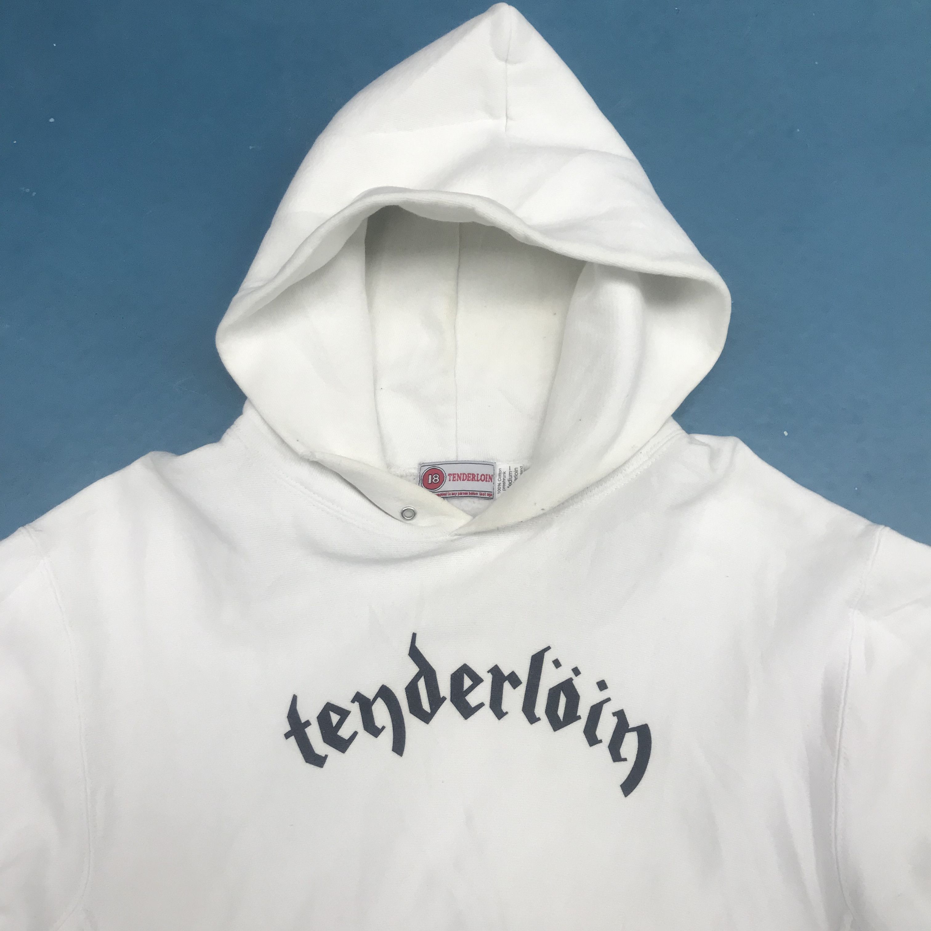 Tenderloin Rare!! Vintage 90s/00s Tenderloin Japan Spellout Hoodie Size US L / EU 52-54 / 3 - 2 Thumbnail