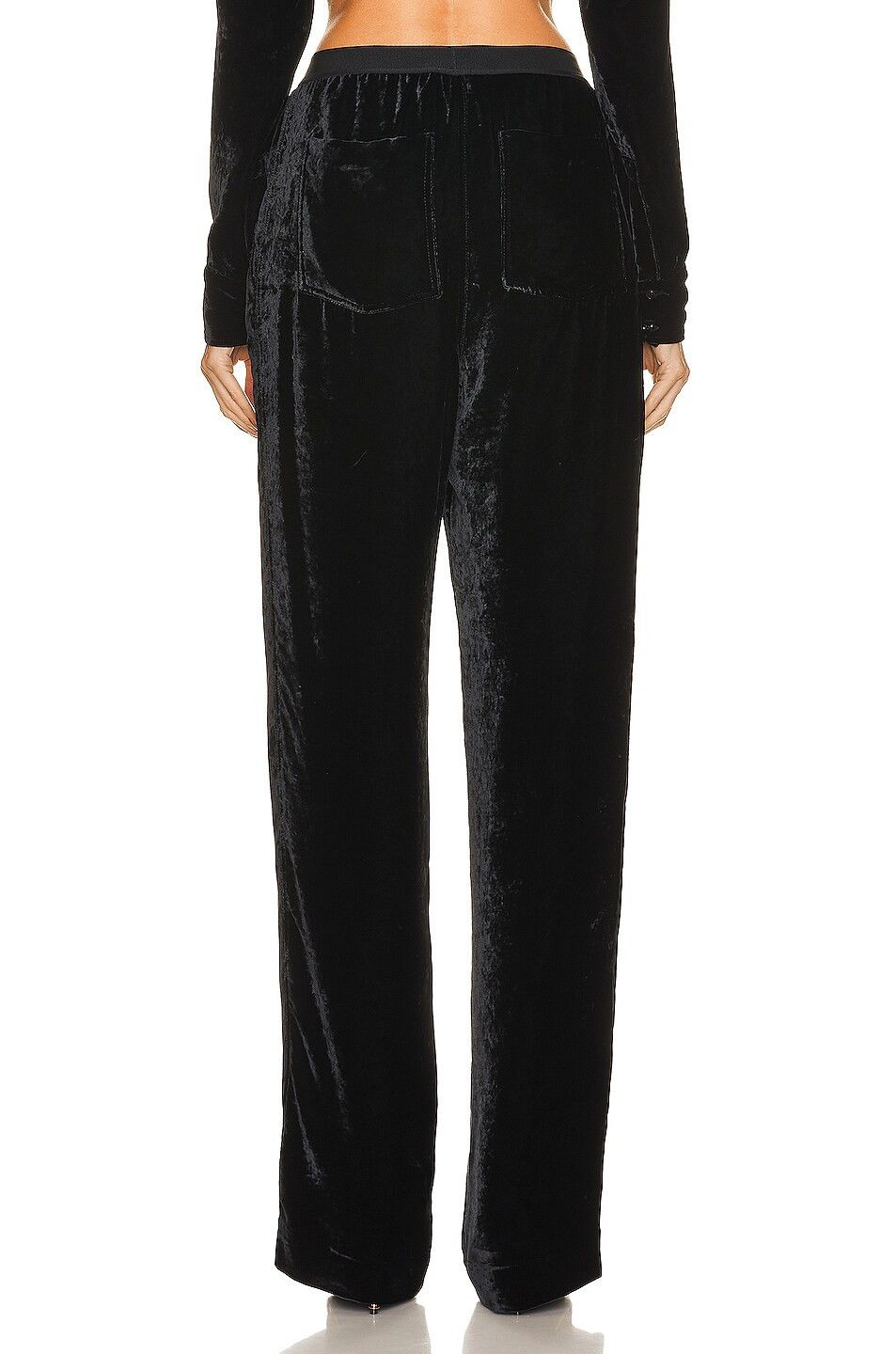 Tom Ford o1w1db10225 PAW473 Velvet Pant in Black Size 30" / US 8 / IT 44 - 3 Thumbnail