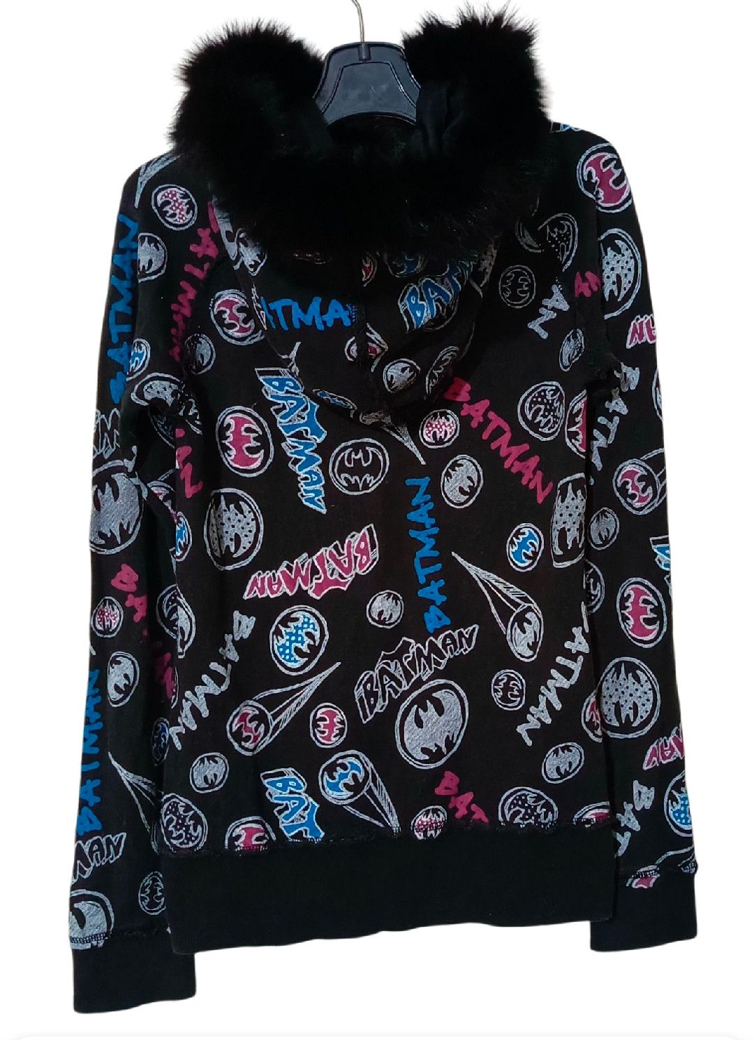 Marvel Comics BATMAN Custom TM & DC Comics (s11) Double Zip Fur Hoodie Size US L / EU 52-54 / 3 - 3 Thumbnail
