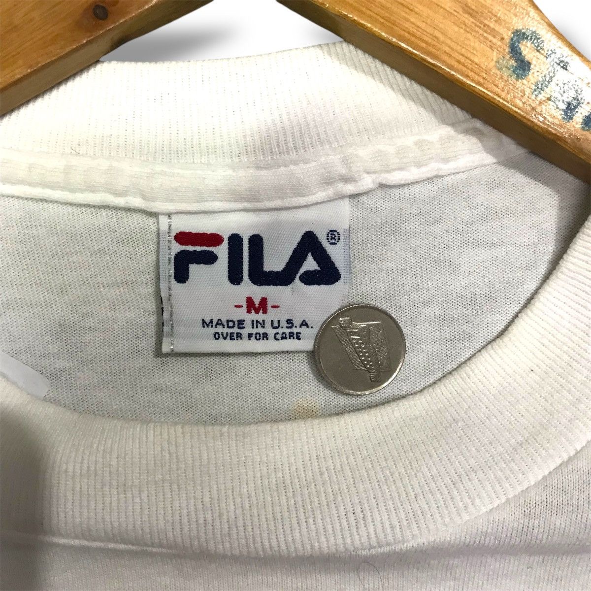 Fila × Vintage Vintage Fila Grant Hill 33 Tshirt Size US M / EU 48-50 / 2 - 7 Thumbnail