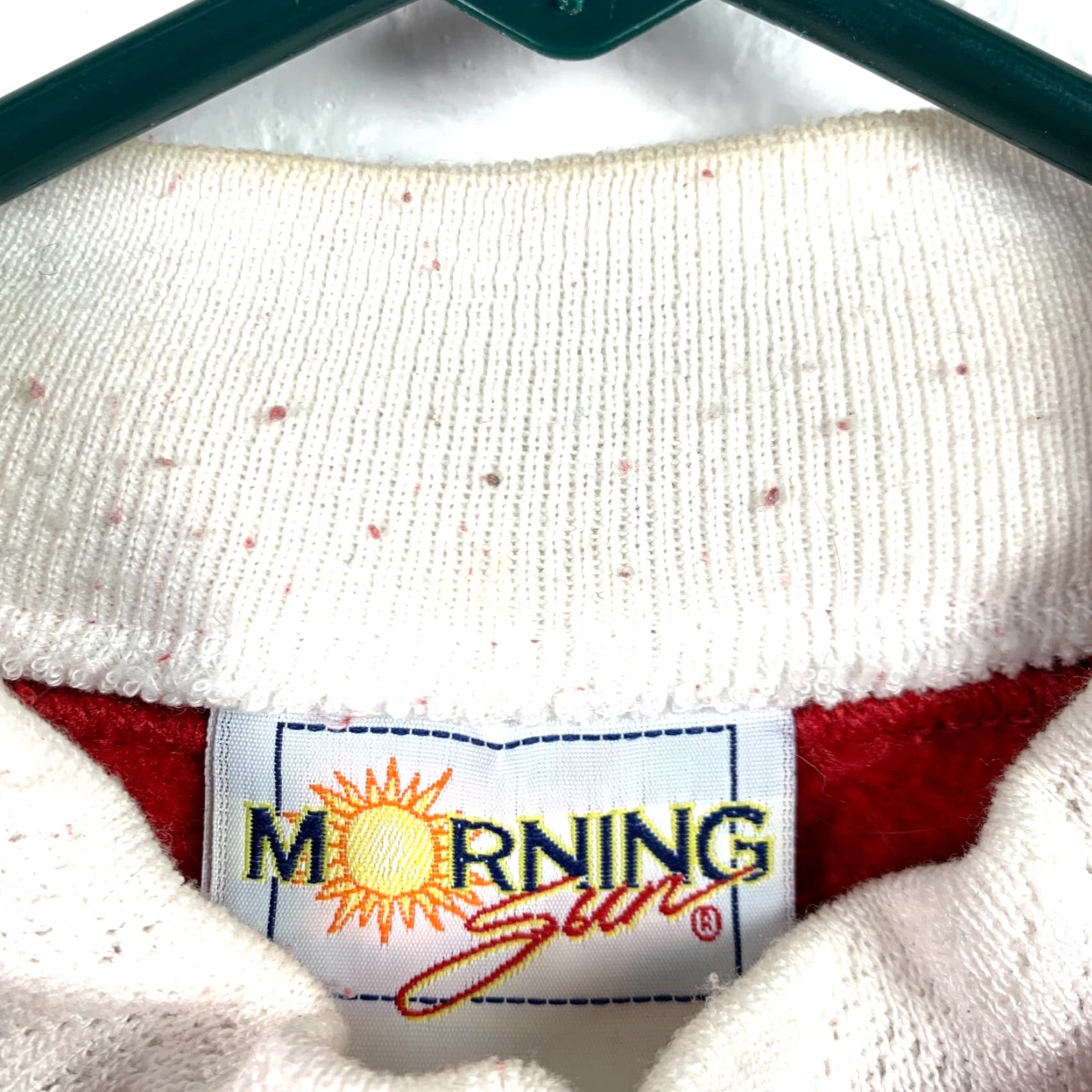 Vintage VINTAGE Morning Sun Cats Playing In Snow Sweatshirt Large Red 90s Cats Playing In Snow Womens Sweatshirt Size L / US 10 / IT 46 - 5 Thumbnail