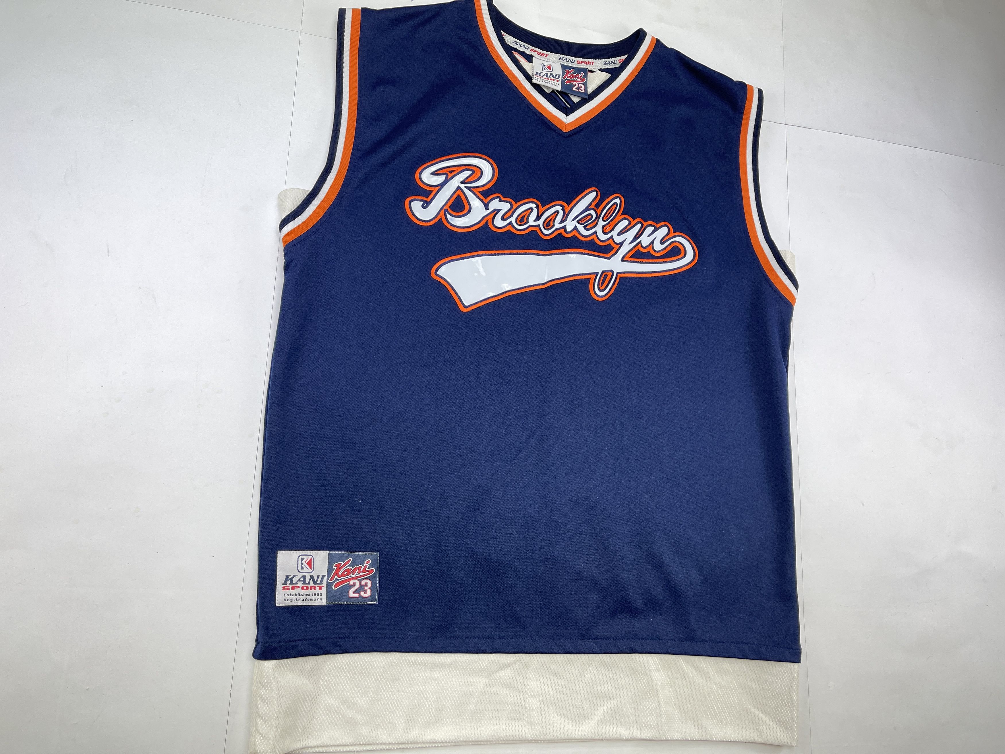 Karl Kani KARL KANI jersey, Brooklyn, tank, vintage hip hop t-shirt M Size US M / EU 48-50 / 2 - 4 Thumbnail