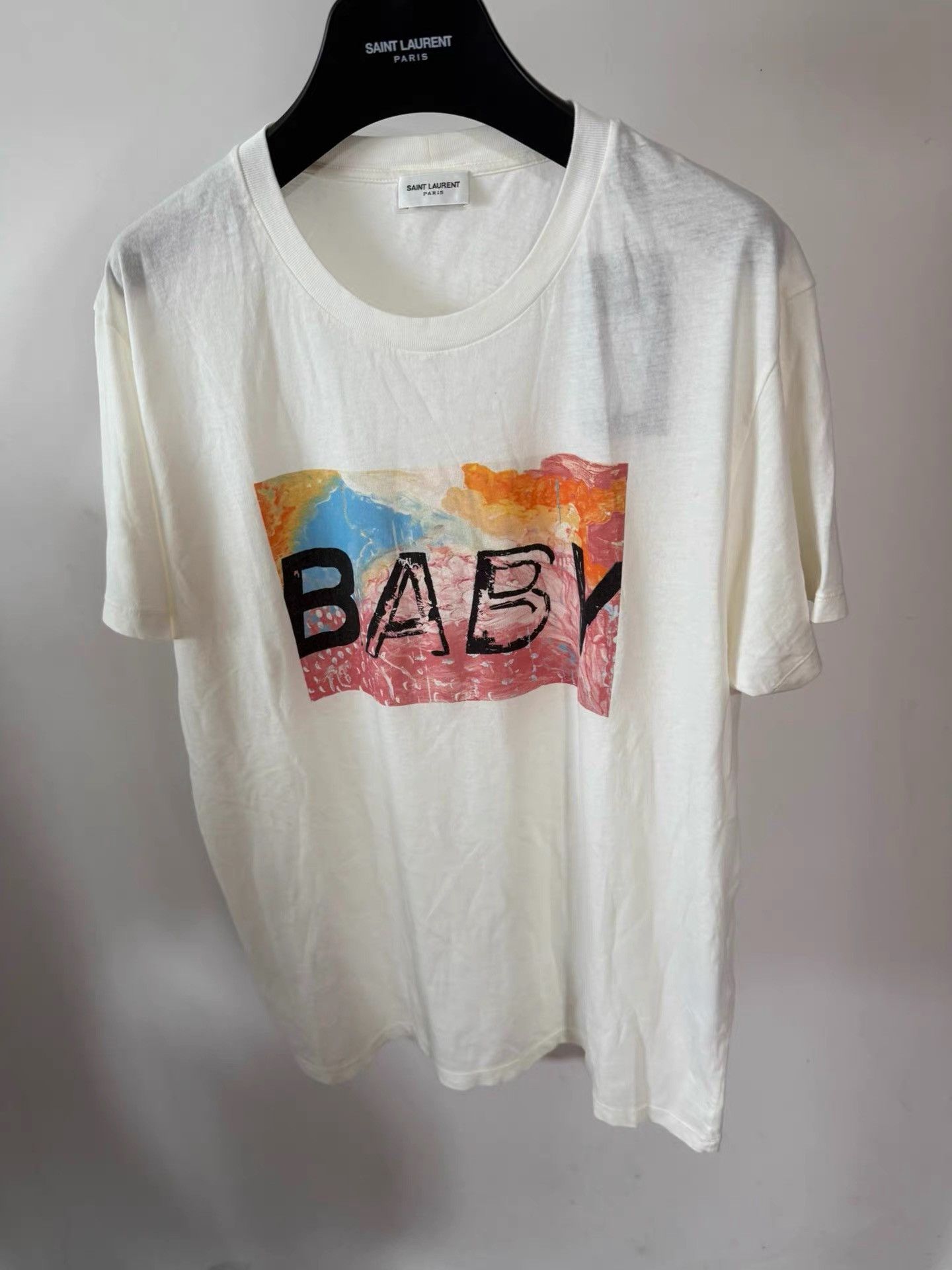 Saint Laurent Paris Saint Laurent baby T-shirt K33 Size US XL / EU 56 / 4 - 1 Thumbnail