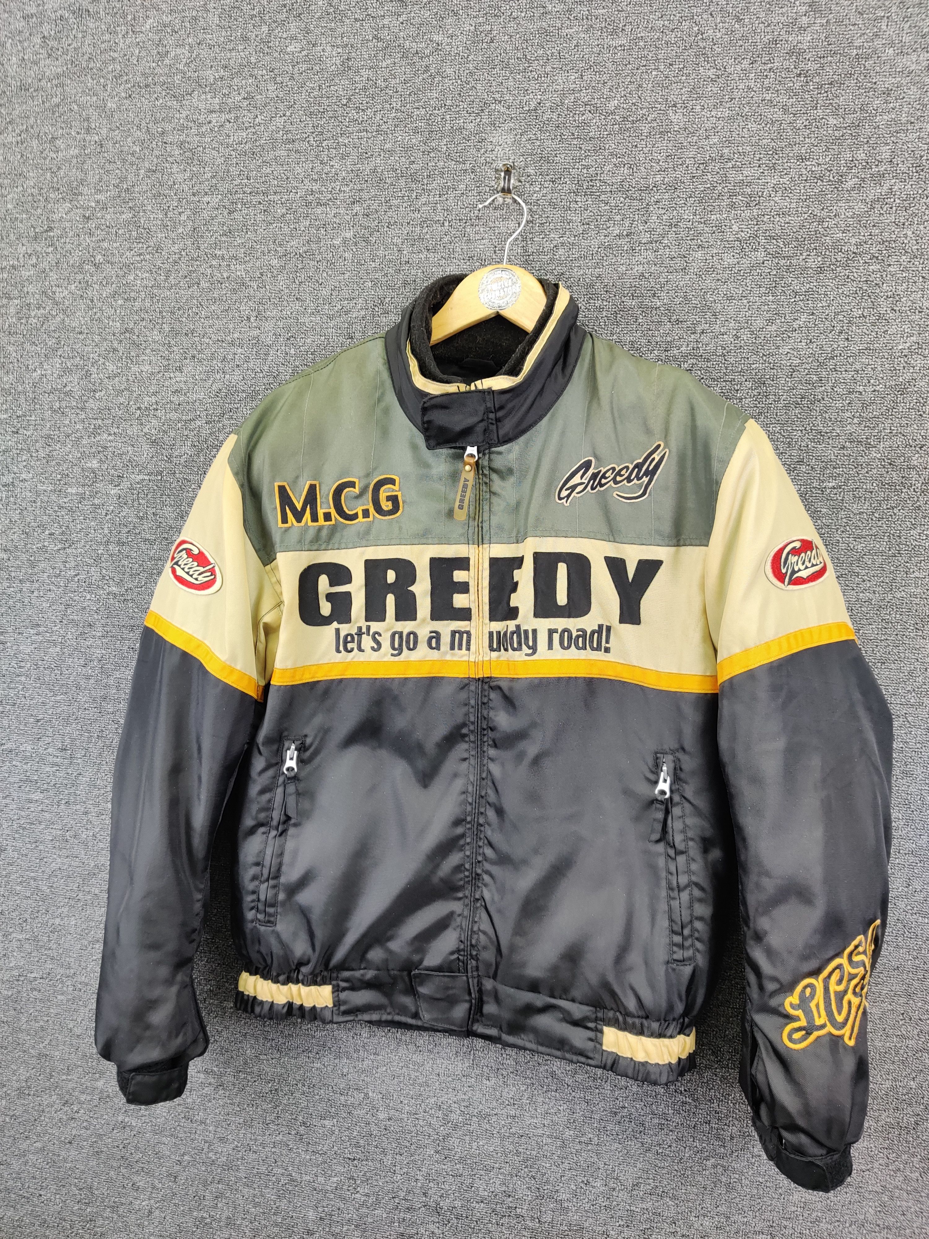 Greedy Genius Vintage Greedy Racing Motorcycle Ridding Jacket Size US M / EU 48-50 / 2 - 2 Thumbnail