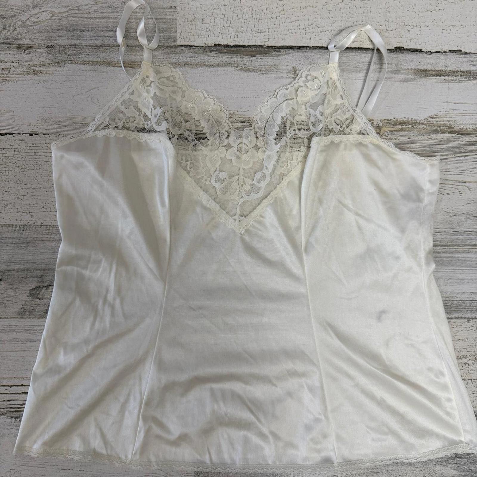Designer White Lace Coquette Top Large Size L / US 10 / IT 46 - 2 Thumbnail