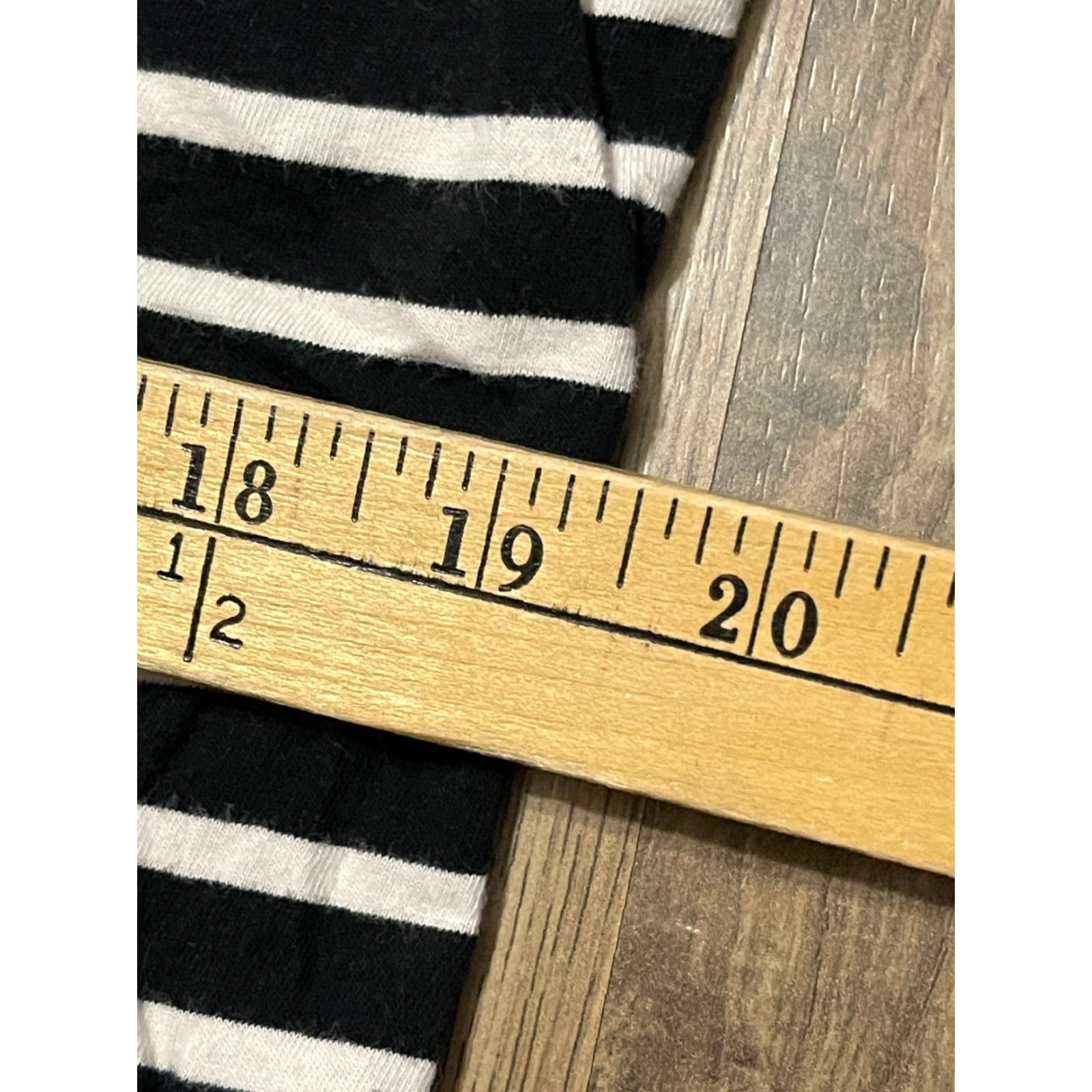 Ralph Lauren Lauren Ralph Lauren Shirt Women's XL Black White Striped Long Sleeve Size XL / US 12-14 / IT 48-50 - 5 Thumbnail
