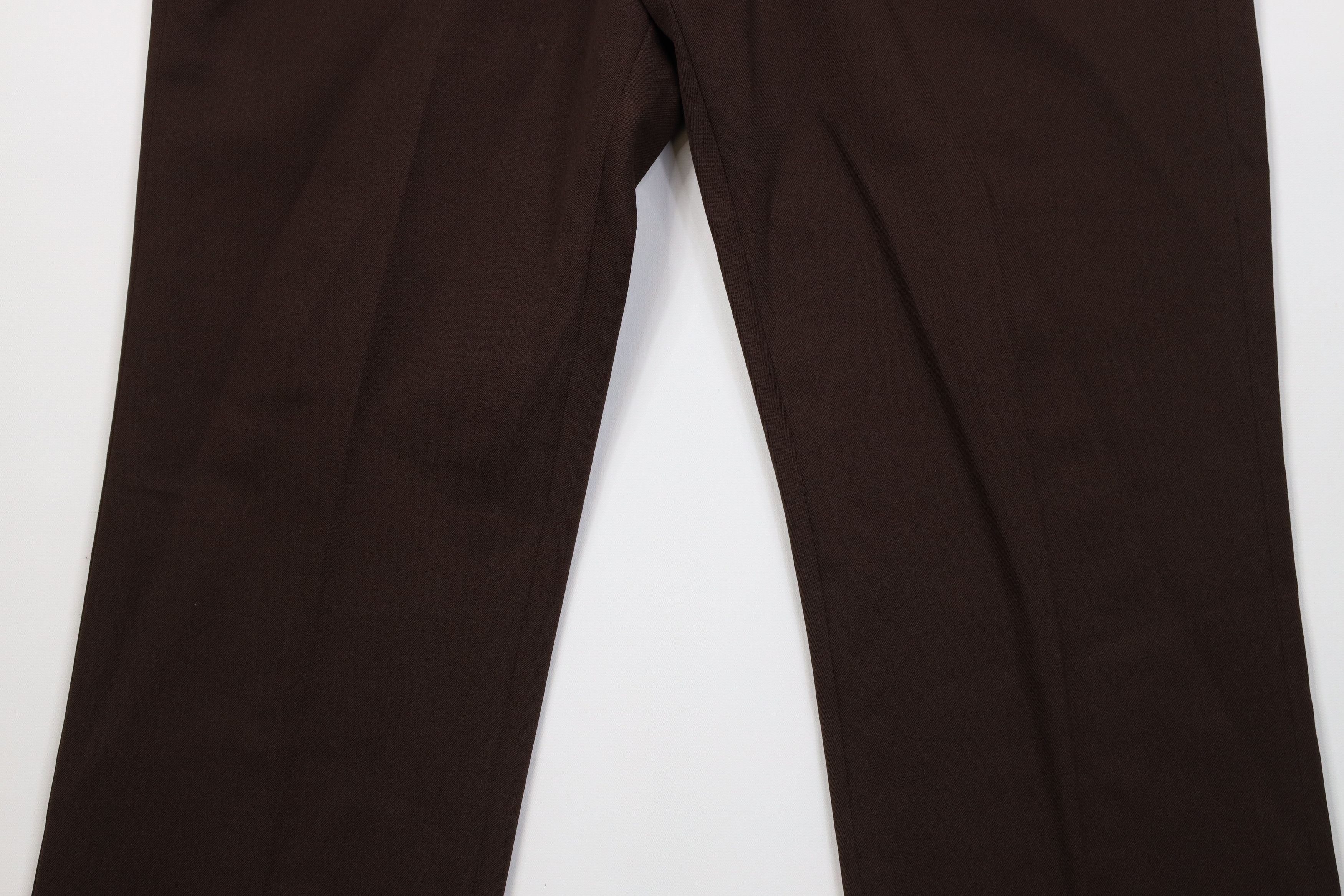 Vintage Vintage 70s Streetwear Flared Wide Leg Chino Pants Brown USA Size US 38 / EU 54 - 3 Thumbnail