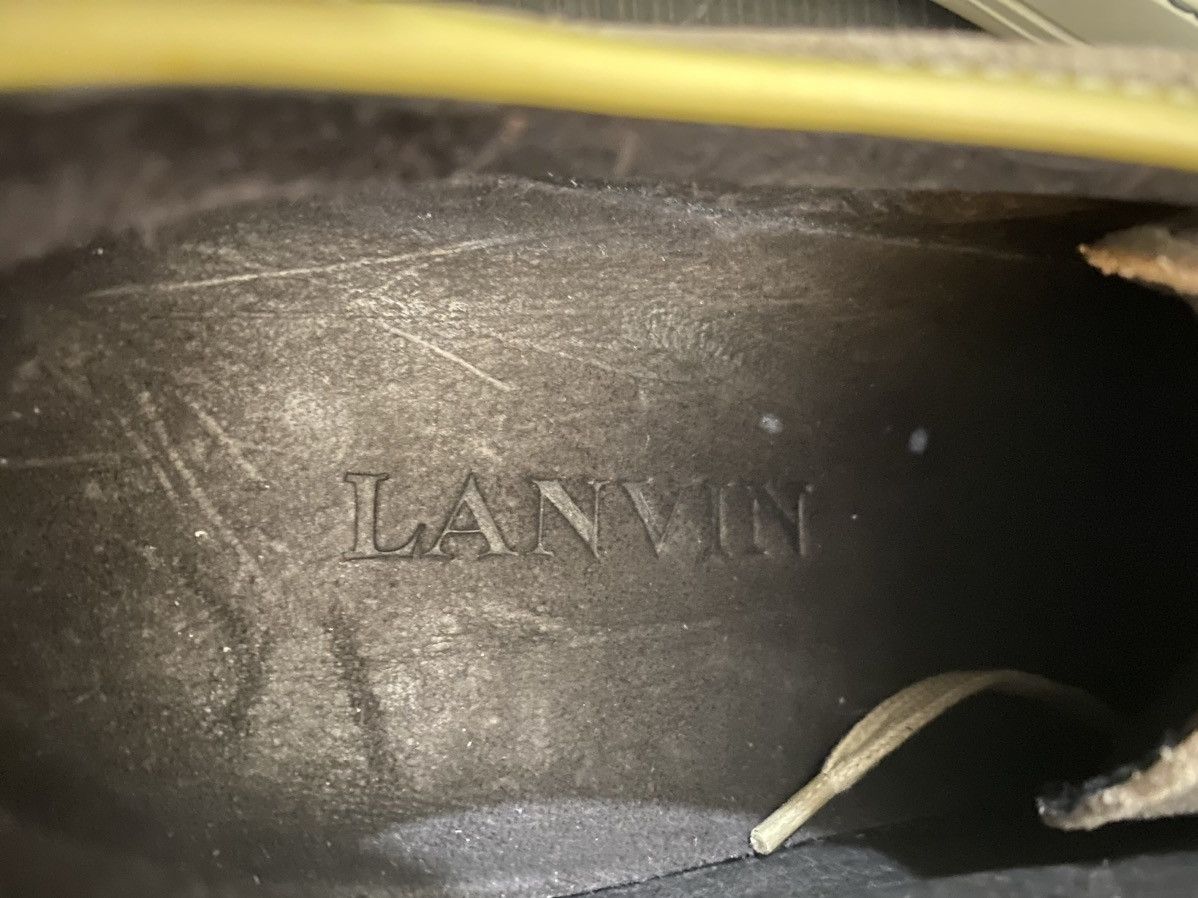Lanvin Lanvin sand suede patent toe low top 12uk NEW Size US 13 / EU 46 - 2 Thumbnail