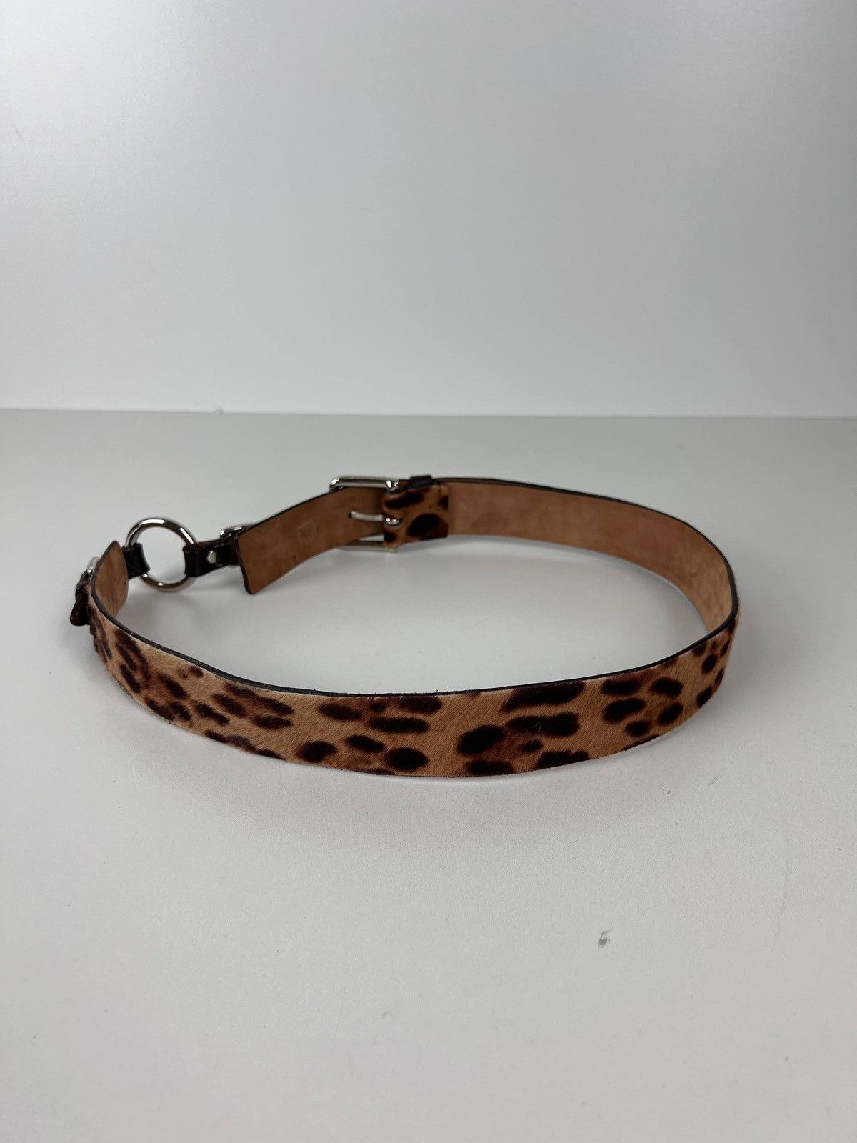 Dolce & Gabbana Dolce Gabbana Leopard leather belt woman Size ONE SIZE - 6 Thumbnail
