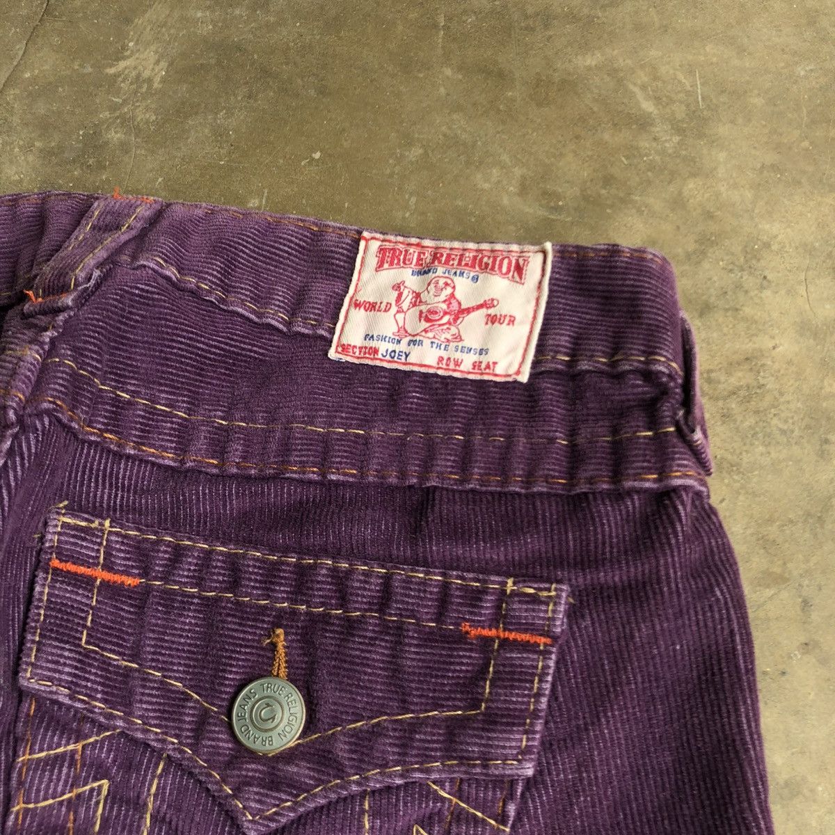 True Religion Vintage True Religion USA Bootcut Flared Corduroy Pants Size US 27 - 8 Thumbnail