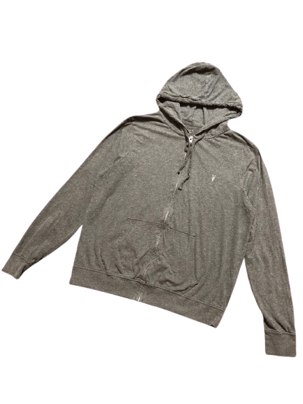 Allsaints Vintage Allsaints Streetwear Full Zip Hoodie Size XL Size US XL / EU 56 / 4 - 1 Thumbnail