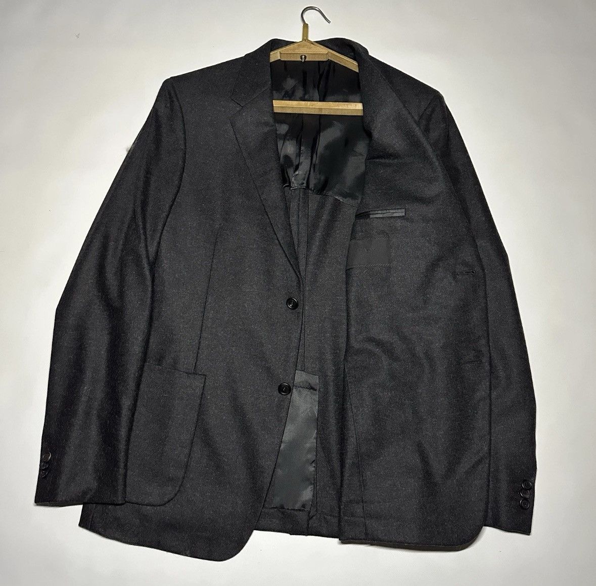 Prada Prada Men’s Blazer Wool Blend 2 Button Patch Pocket UG0702 Size 54R - 4 Thumbnail