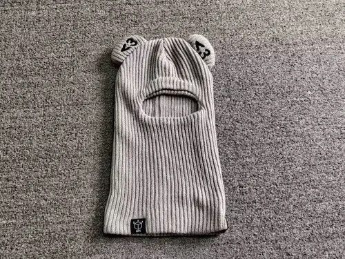 Topperz Box Boys Retro Hearts Bear Balaclava Ski Mask Grey Size ONE SIZE - 4 Thumbnail