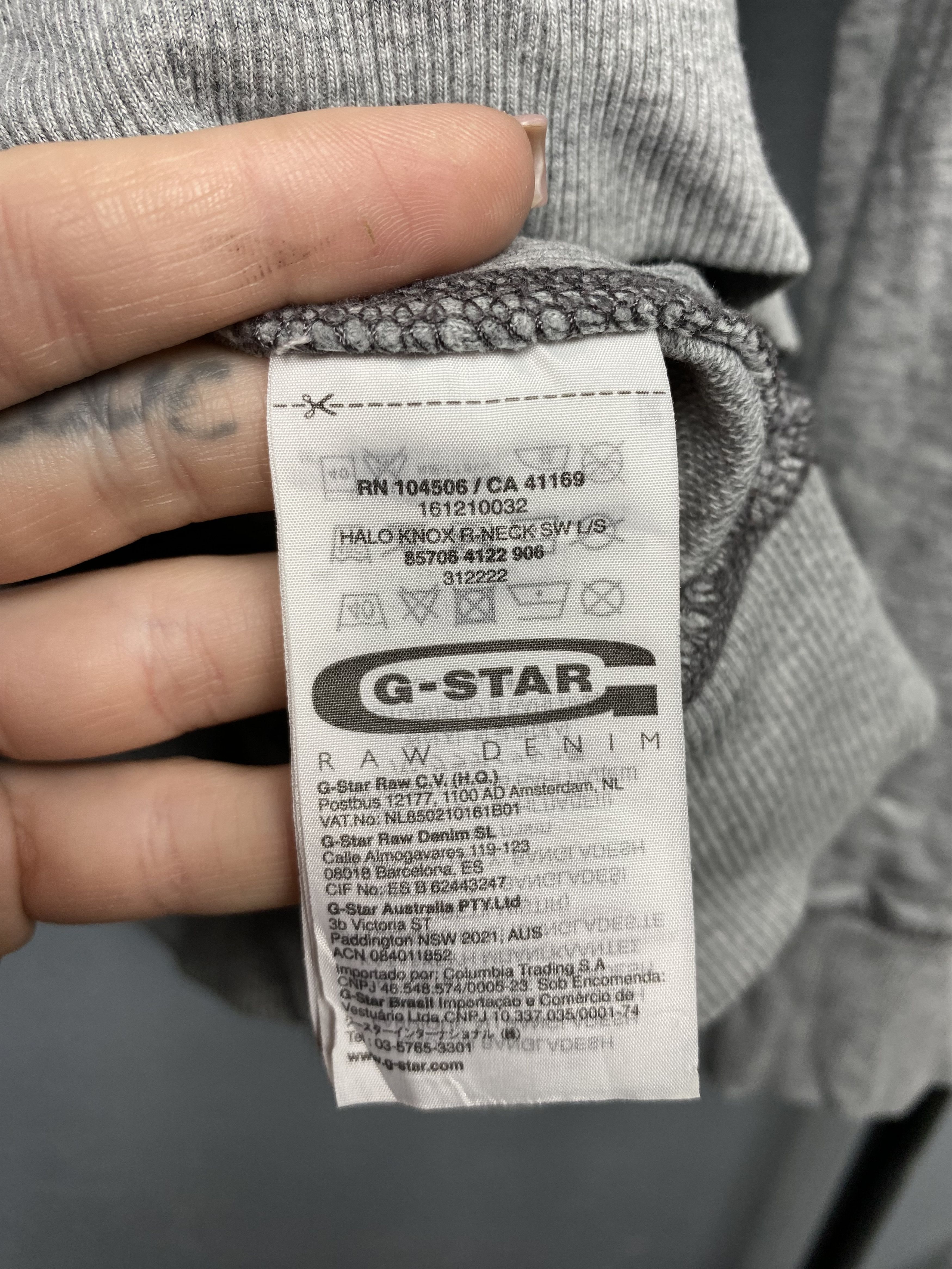 G-Star G Star Raw Mens Halo Knox Crew Neck Sweatshirt Size US XL / EU 56 / 4 - 5 Thumbnail