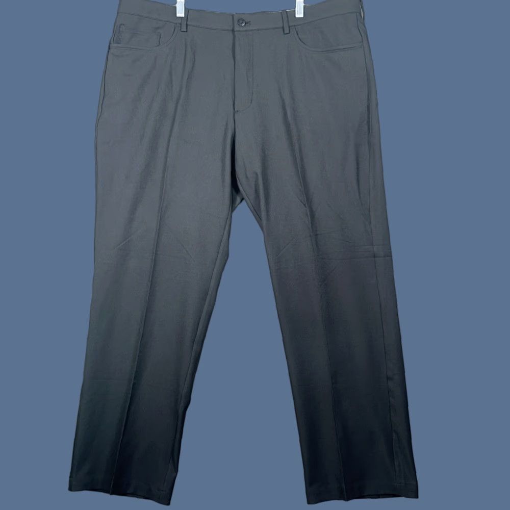 Vintage Greg Norman Mens Ultimate 5 Pocket Travel Pants Performance Chino Gray 40x30 Size US 40 / EU 56 - 1 Thumbnail