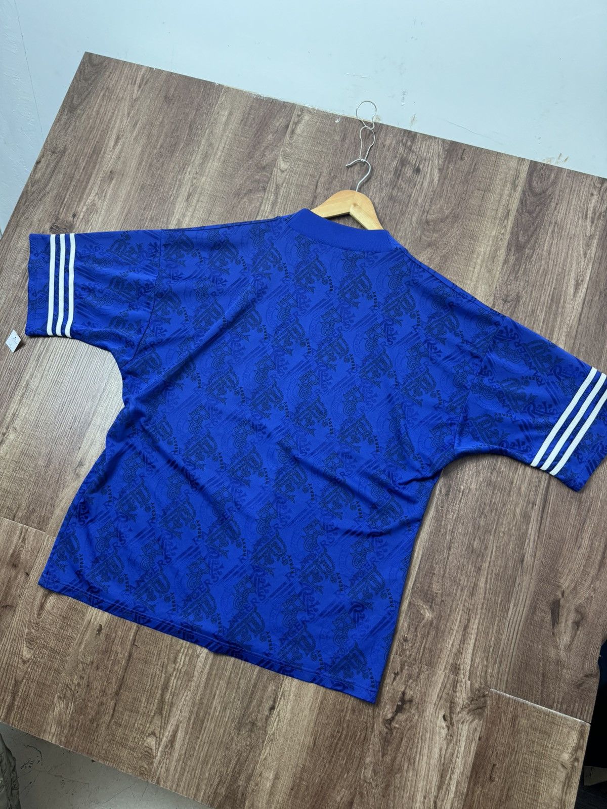 Adidas VINTAGE RARE ADIDAS RANGERS 94-96 HOME FOOTBALL JERSEY Size US XL / EU 56 / 4 - 3 Thumbnail